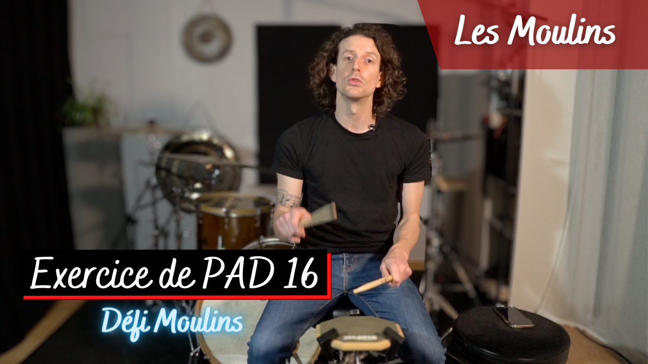 Partition "Les moulins et exercice de PAD 16"