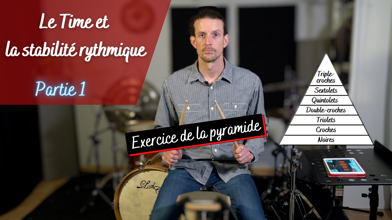 Partition "Time et stabilité rythmique - Exercice de la Pyramide"