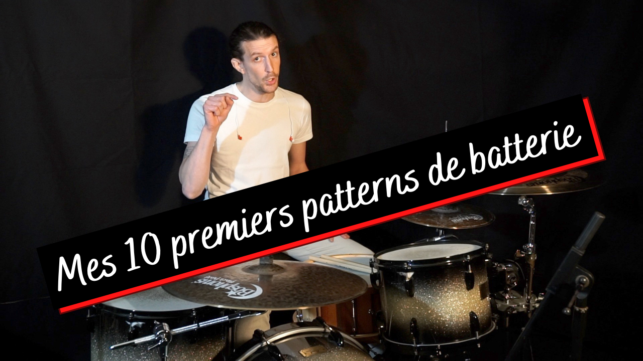 Partition "Mes 10 premiers patterns de batterie"