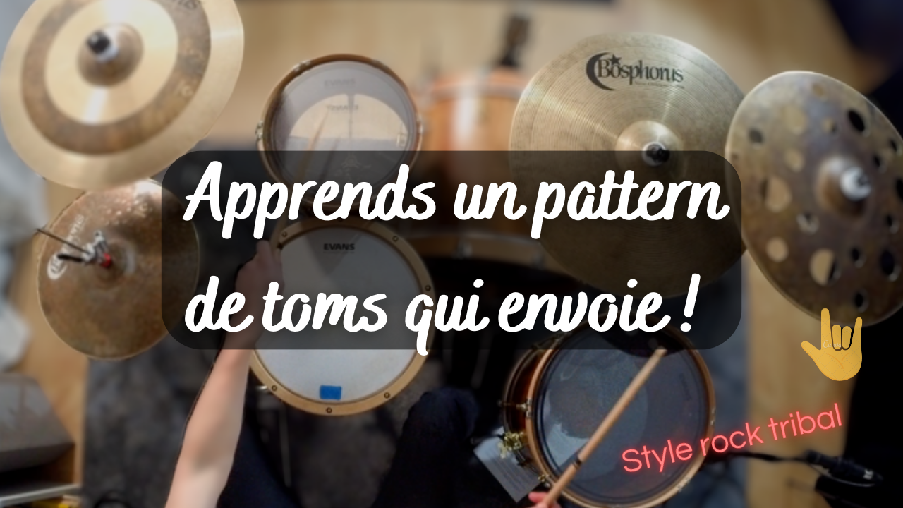 Partition "Apprends un pattern de toms qui envoie"