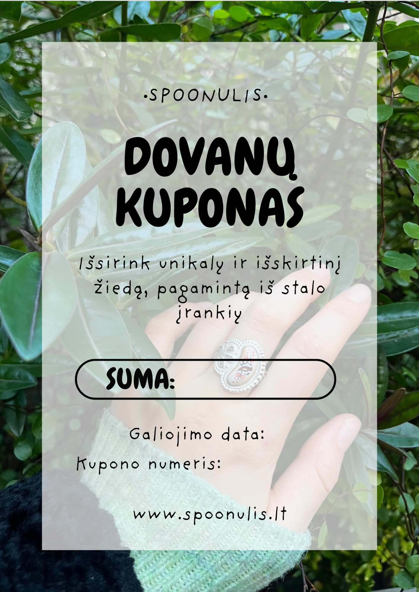 Virtualus dovanų kuponas