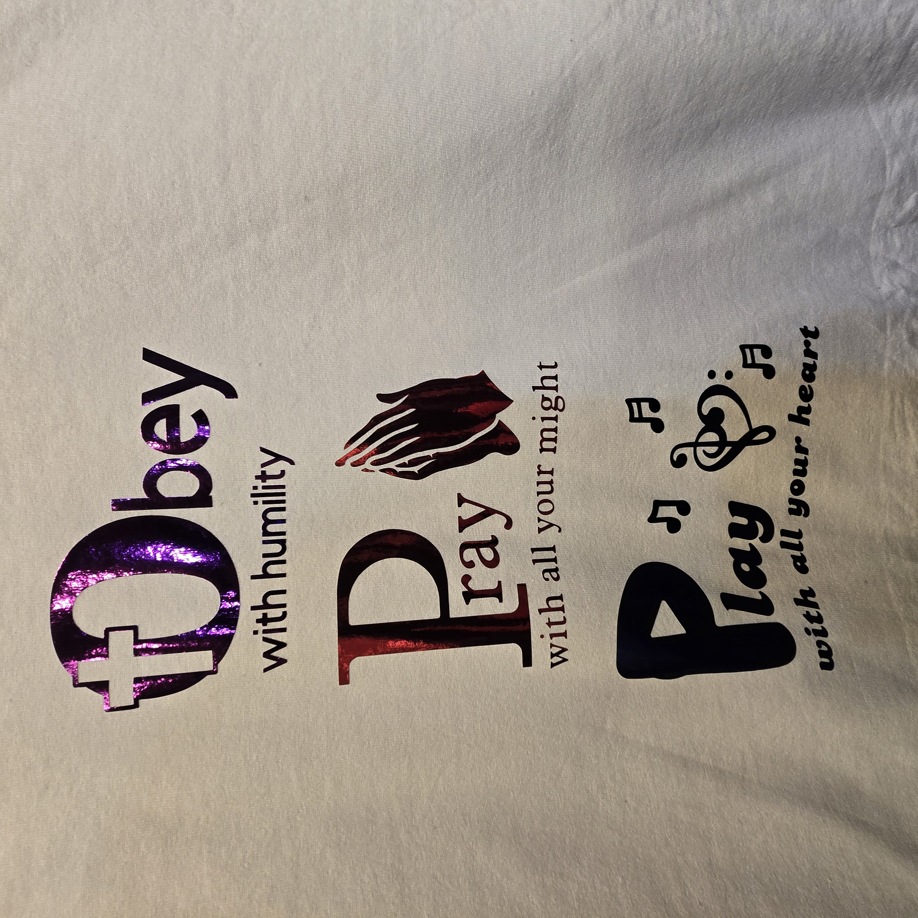 Obey, Pray, Play - Inspirational T-Shirt