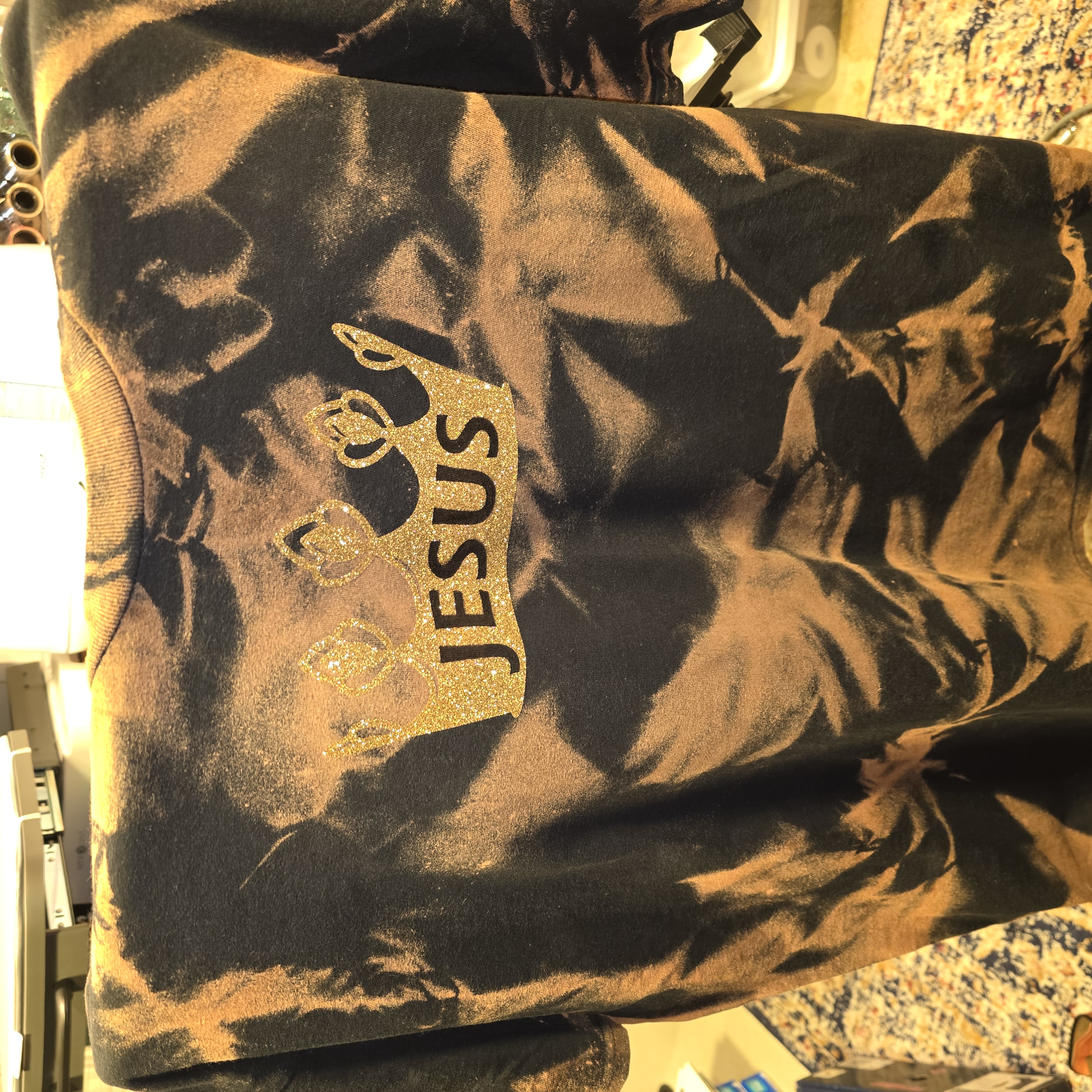 Reverse Tie-Dye King Jesus T-shirt