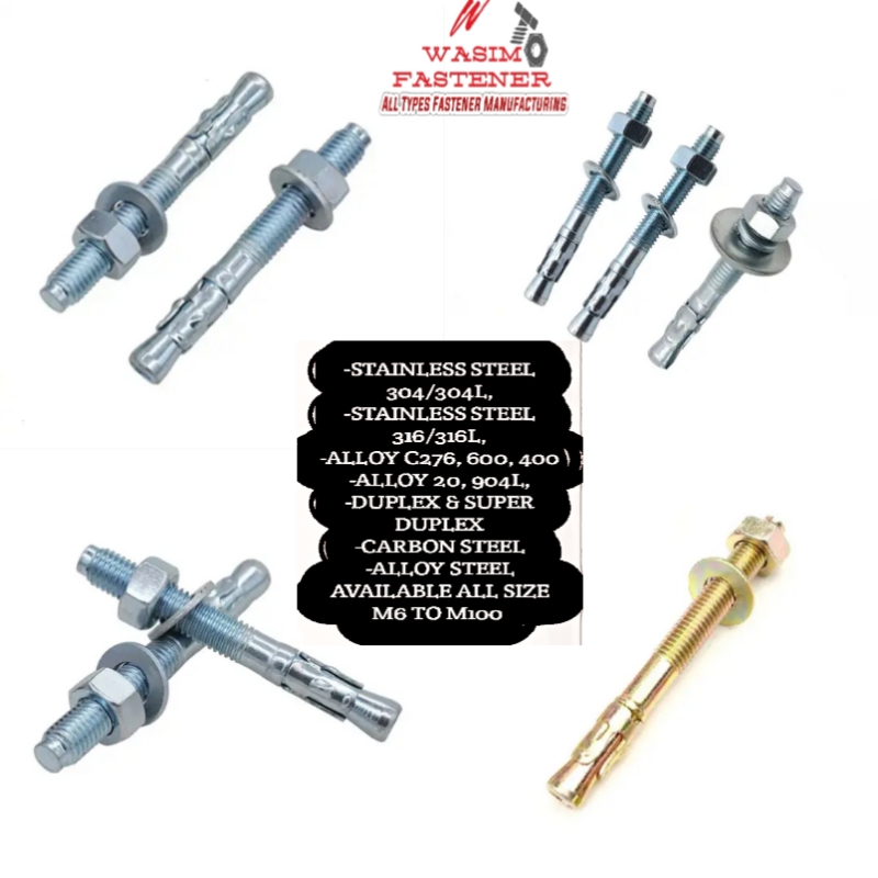 SS Anchor Fastener Stainless Steel Anchor Fastener SS 304 Anchor Fastener SS 316 Anchor Fastener SS 316L Anchor Fastener SS 310 Anchor Fastener SS 321 Anchor Fastener SS 317 Anchor Fastener SS 904L Anchor Fastener Duplex Anchor Fastener Super Duplex