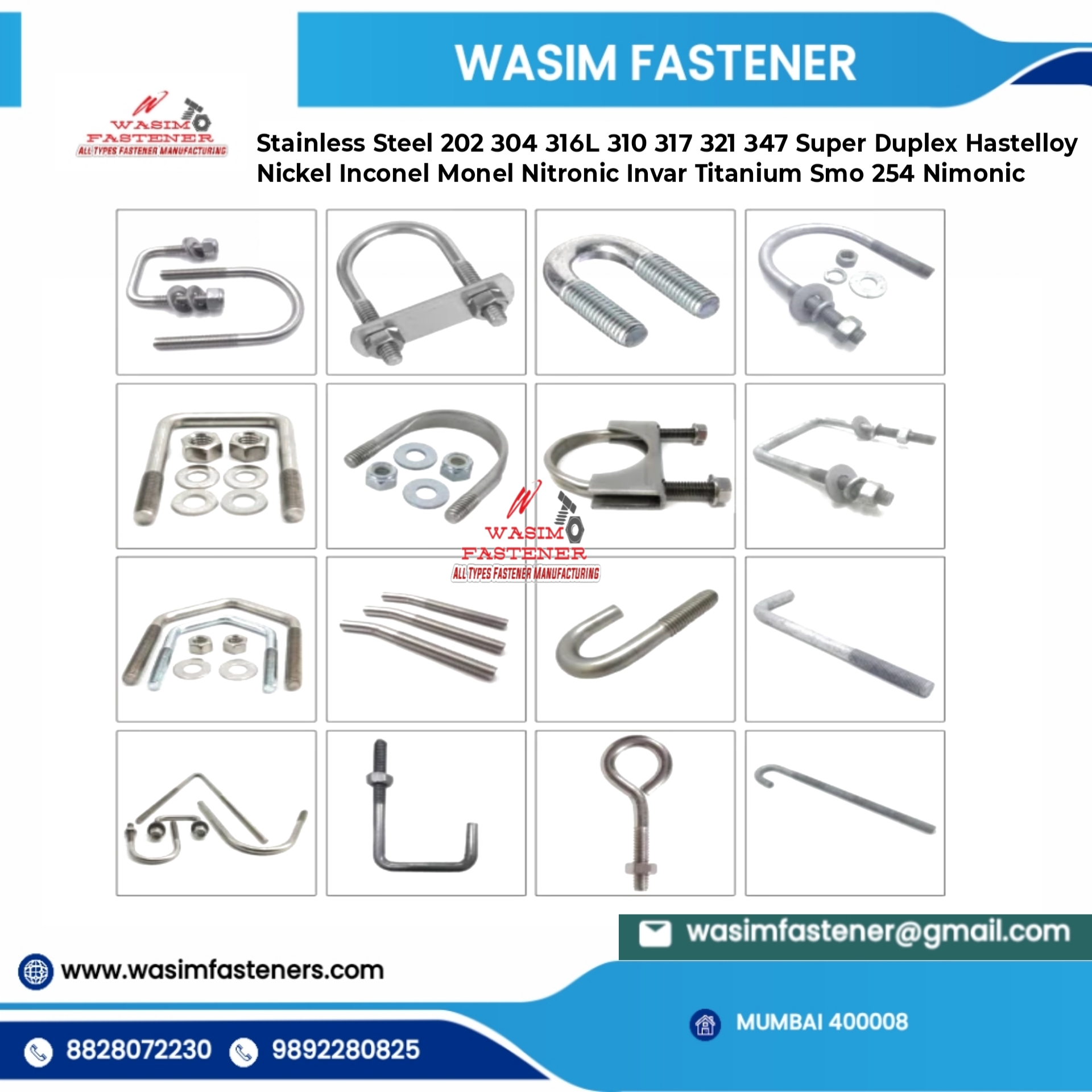 Fastener supplier Stainless Steel & Special Alloy Fasteners