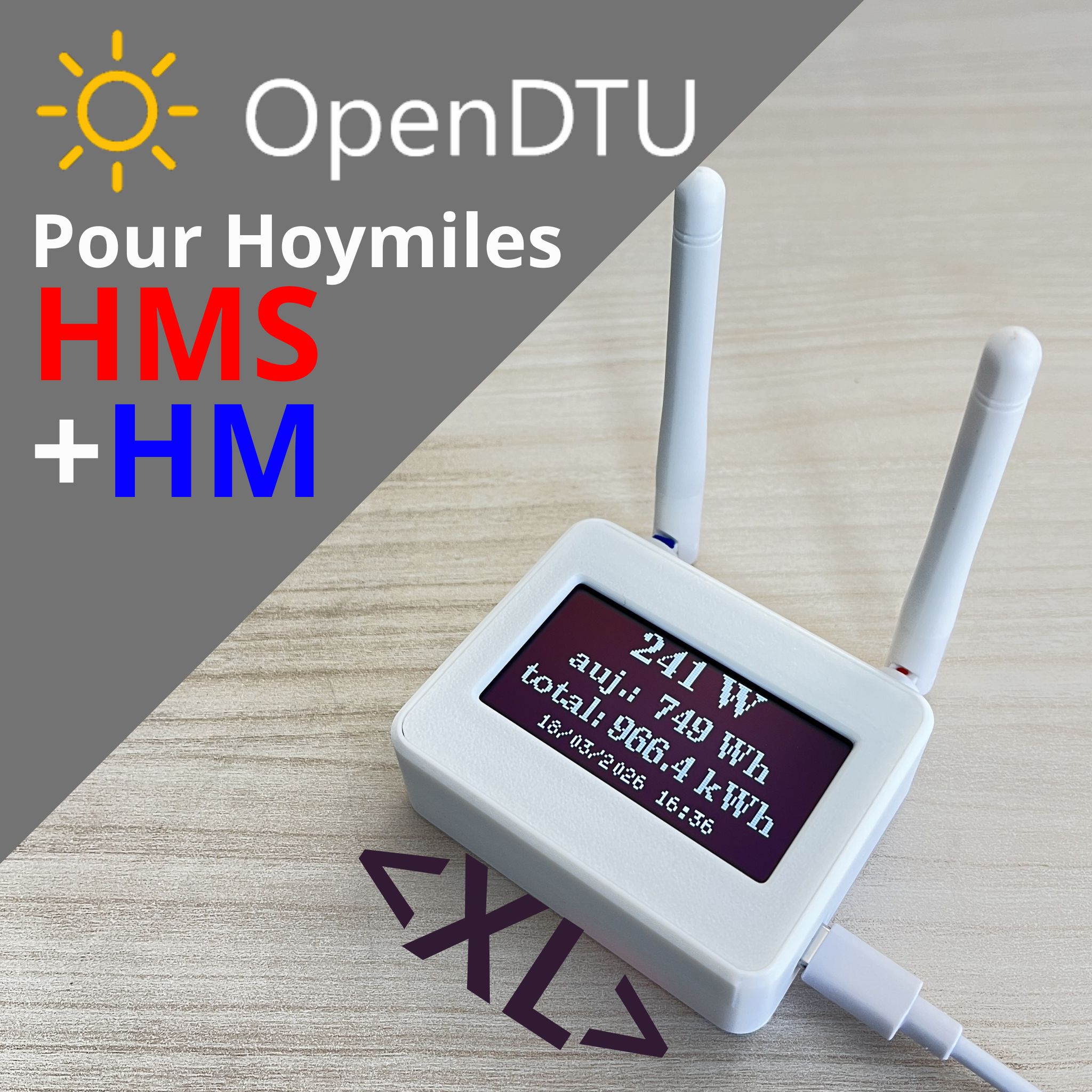 OpenDTU type twin, HMS et HM (V3.0)
