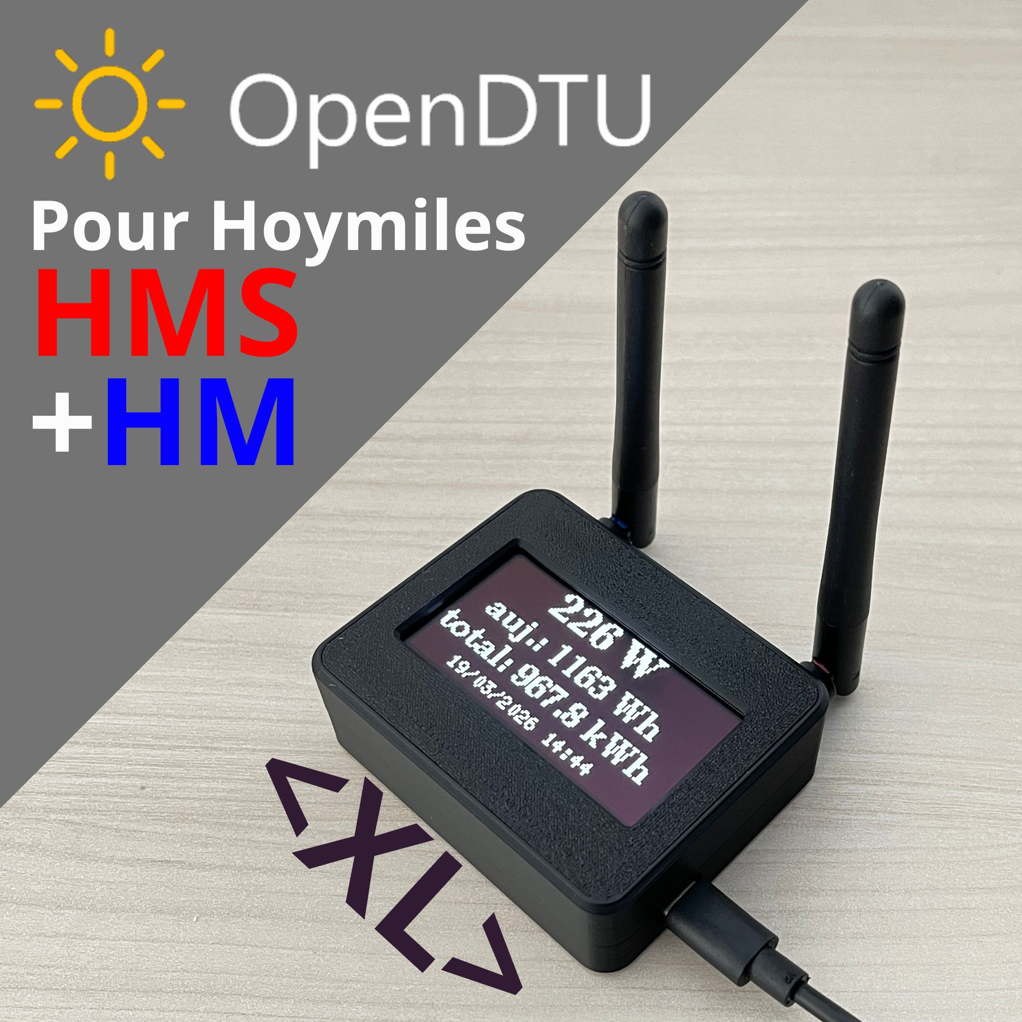 OpenDTU type twin, HMS et HM (V3.0)