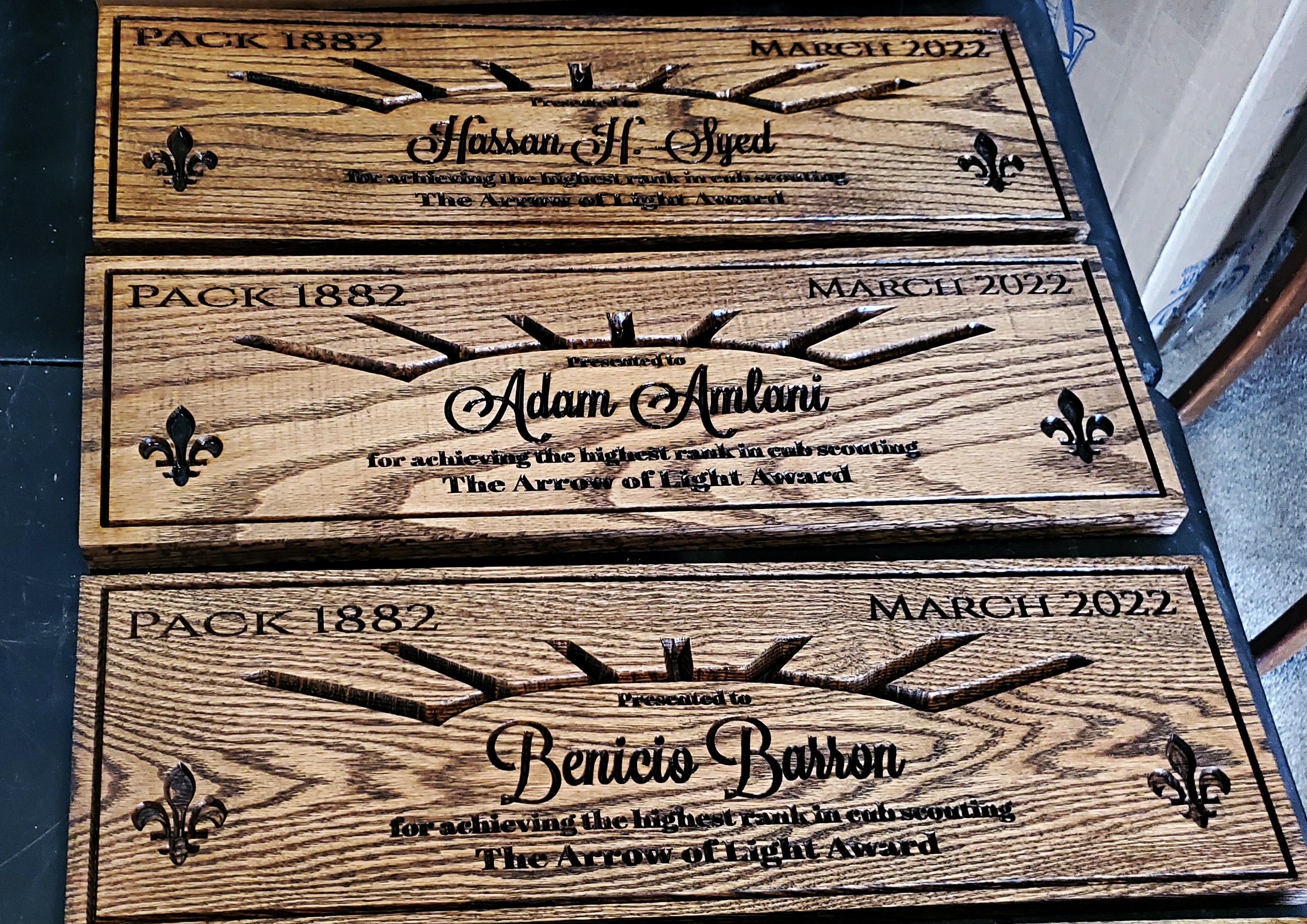  ARROW OF LIGHT AWARDS CUB SCOUTING'S HIGHEST HONOR CUSTOM HANDMADE
