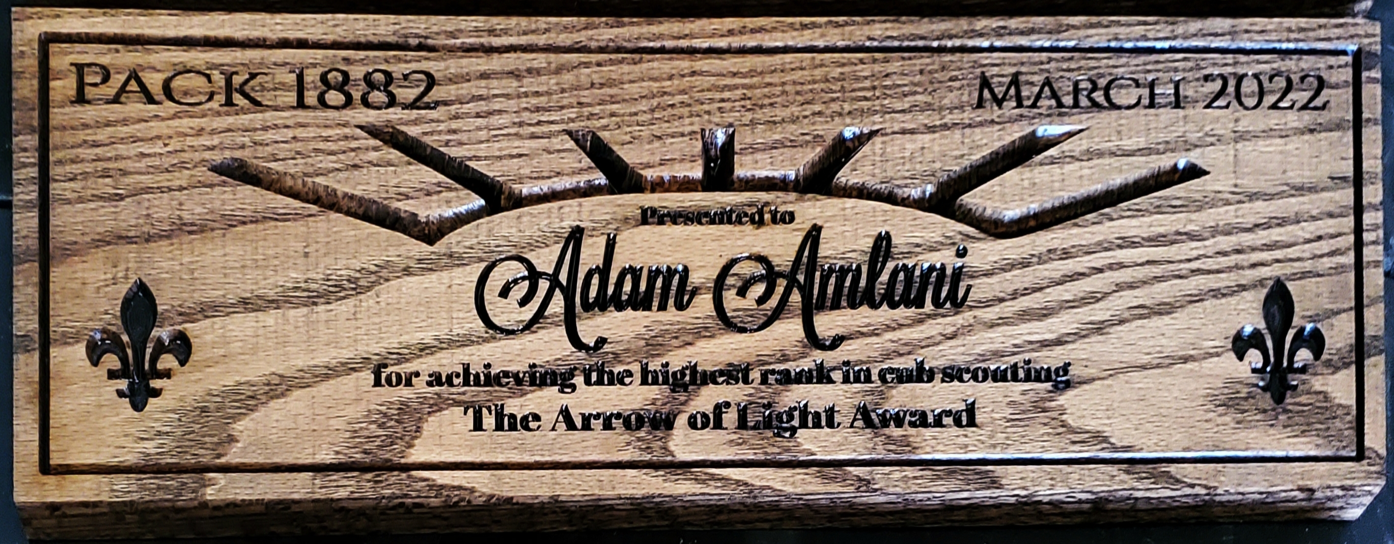  ARROW OF LIGHT AWARDS CUB SCOUTING'S HIGHEST HONOR CUSTOM HANDMADE