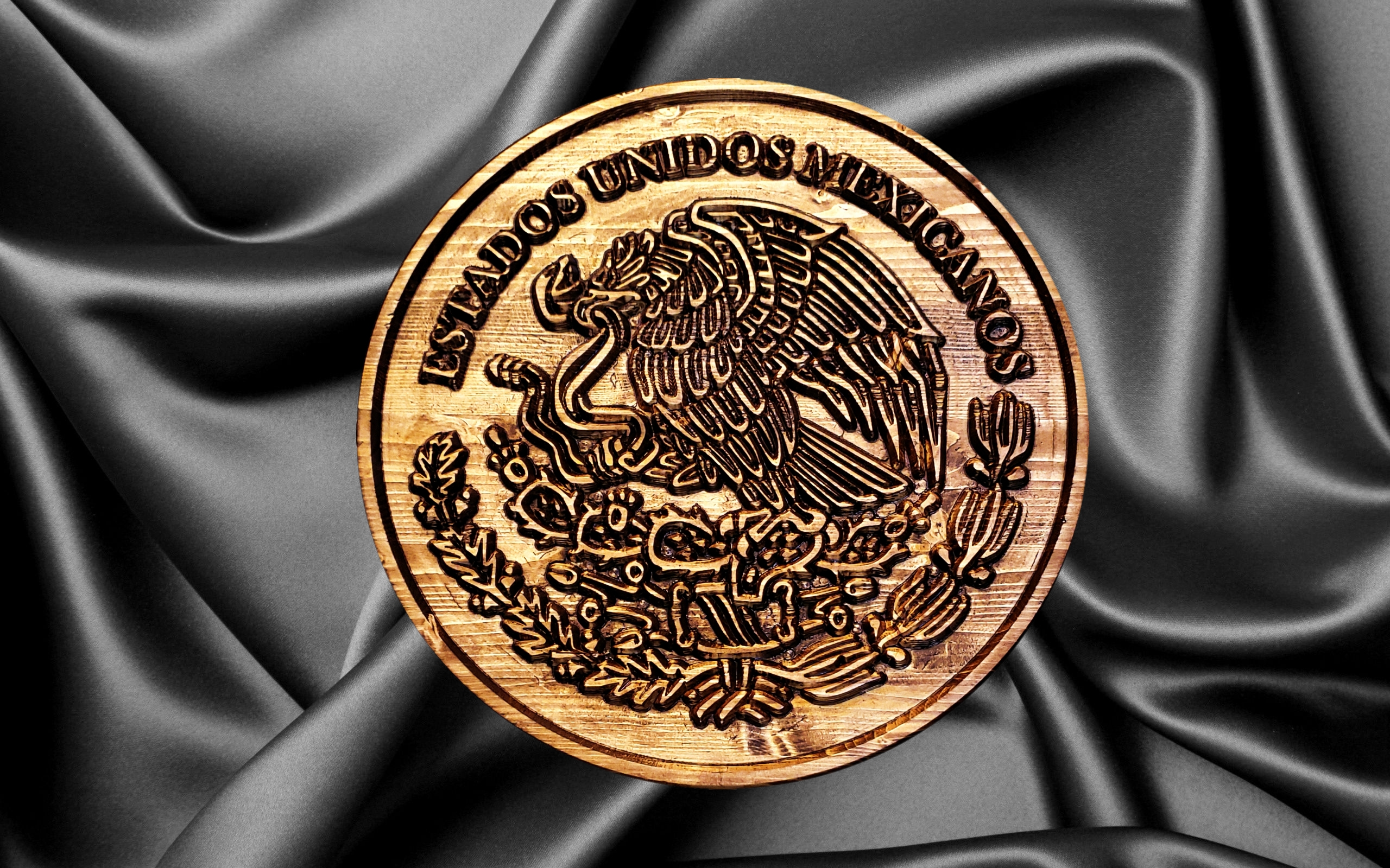Mexico Coat of Arms Personalized Gift Mexican Art Island Art Mexican Wall Decor Caribbean Art Mexican 
