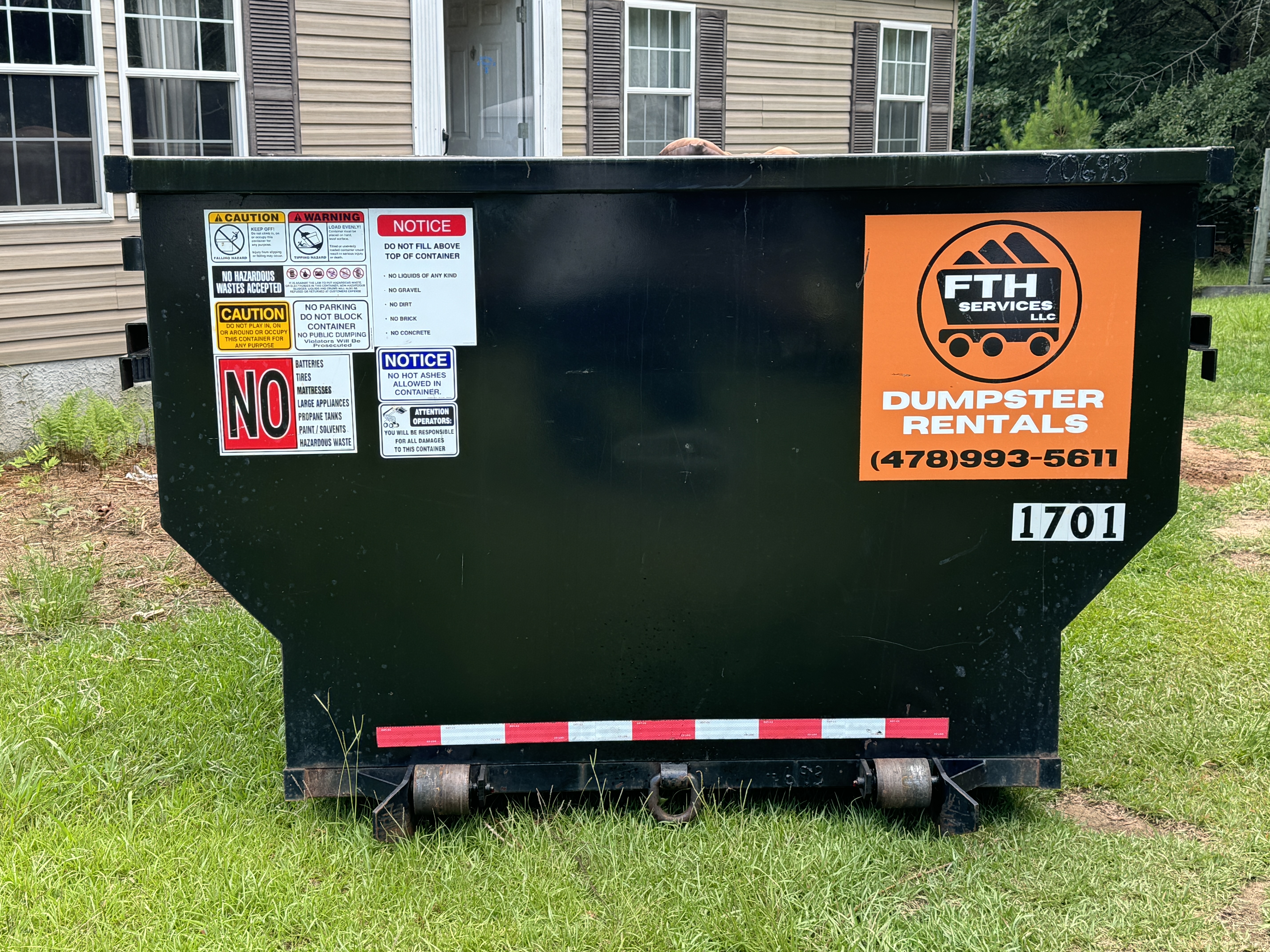 17 Yard Dumpster