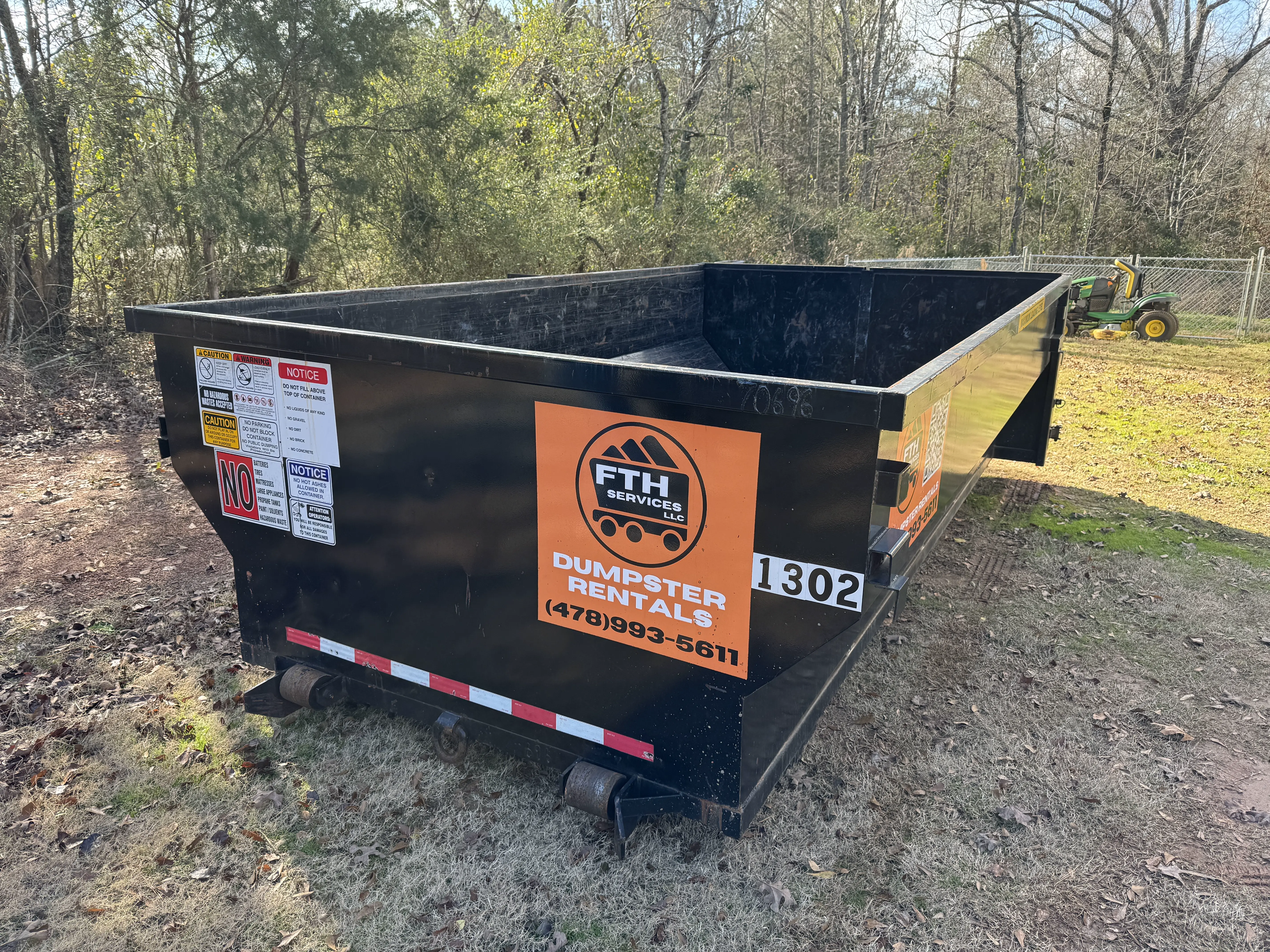 13 Yard Dumpster