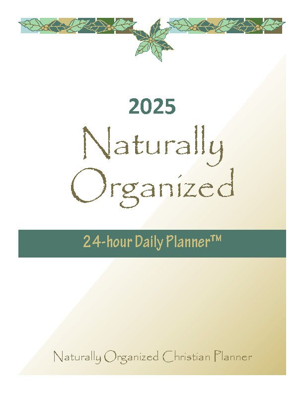 2025 daily planner, hardback, hardcover, Christian planner, 2025 planner, 24-hour daily planner, day a page planner, MTG Christian Gifts