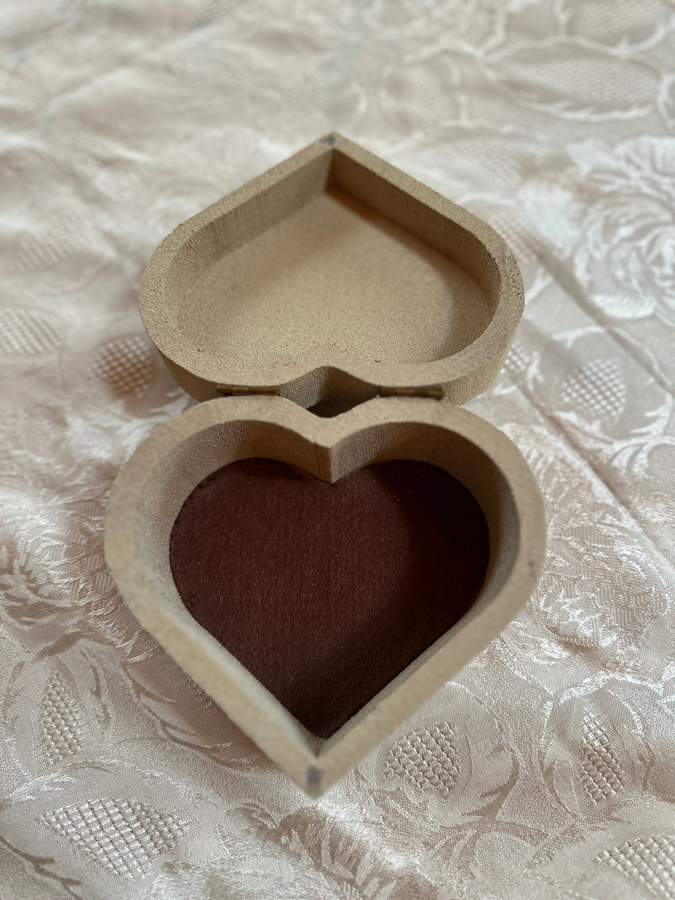 Christmas Nativity with Jesus, original artwork, gift for friend, heart shaped box, decorative jewelry box, Christian Gift