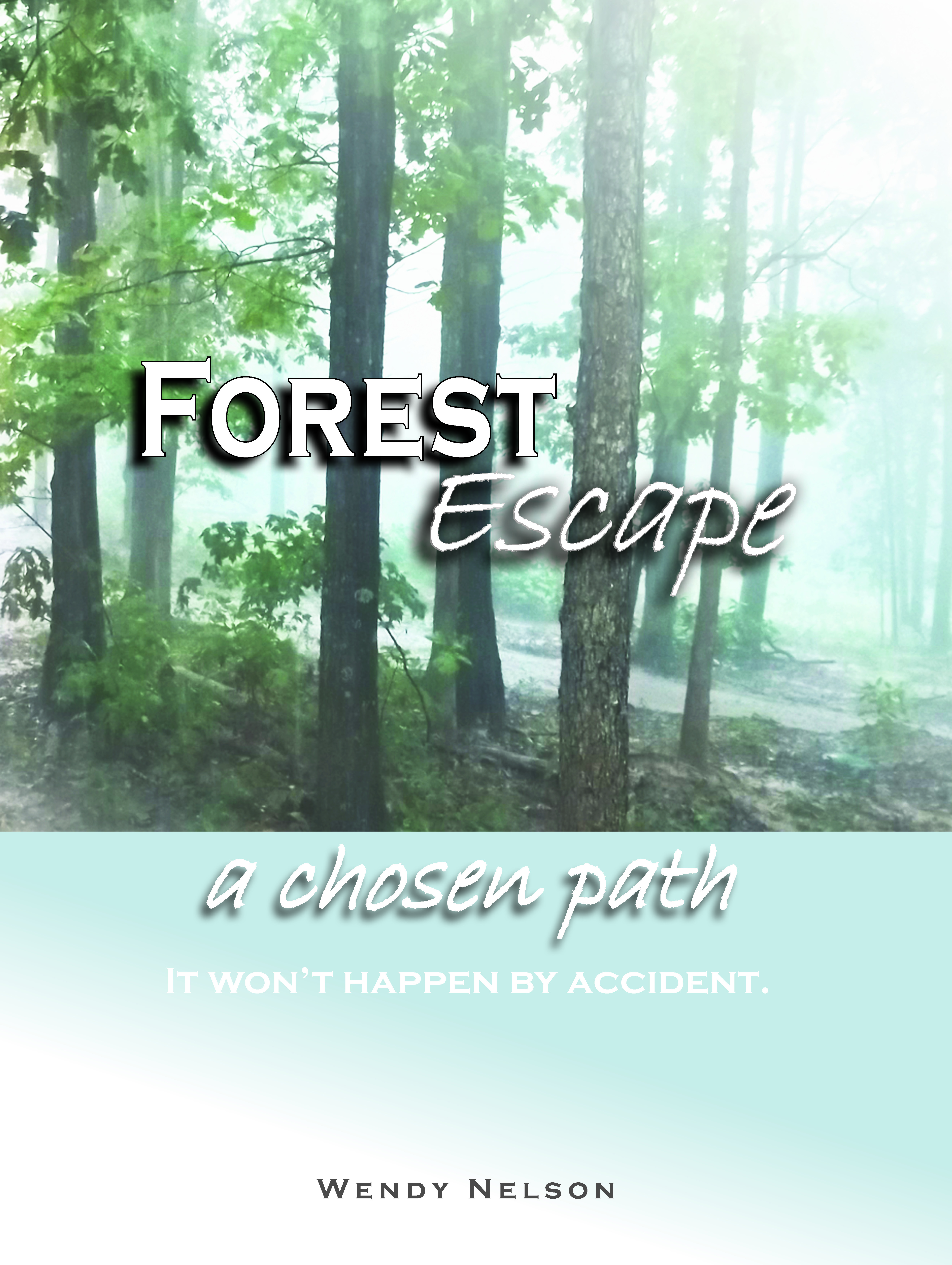 Forest Escape a chosen Path, learn how to simplify life, follow our journey, leave stress behind, follow God's Path, live off the land,  Christian Gift