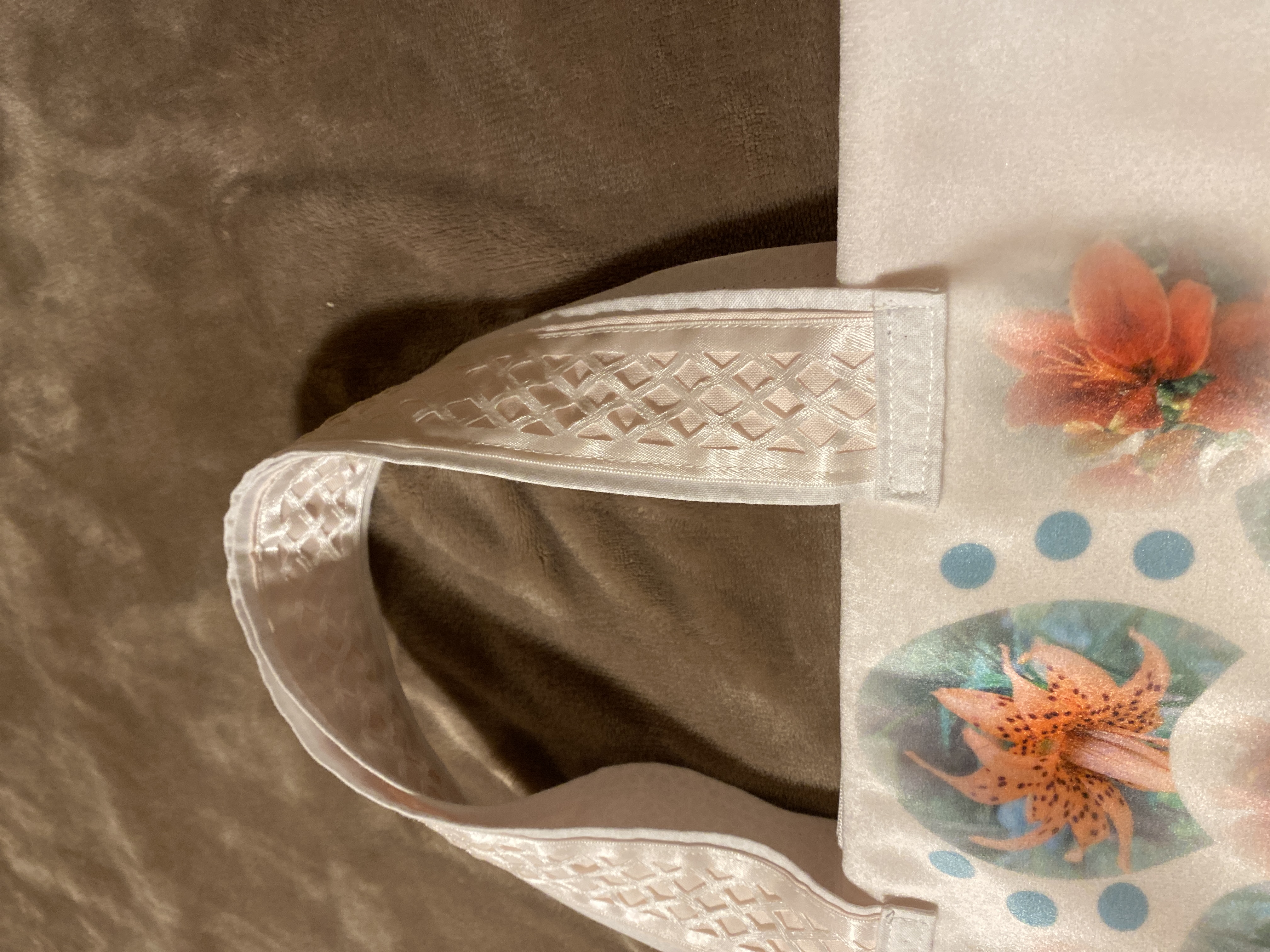 God's Grace Bible Study tote bag, book bag, garden lilies, Christian Bible bag, Velvet, FREE Sachet, OOAK gift for you or a loved one