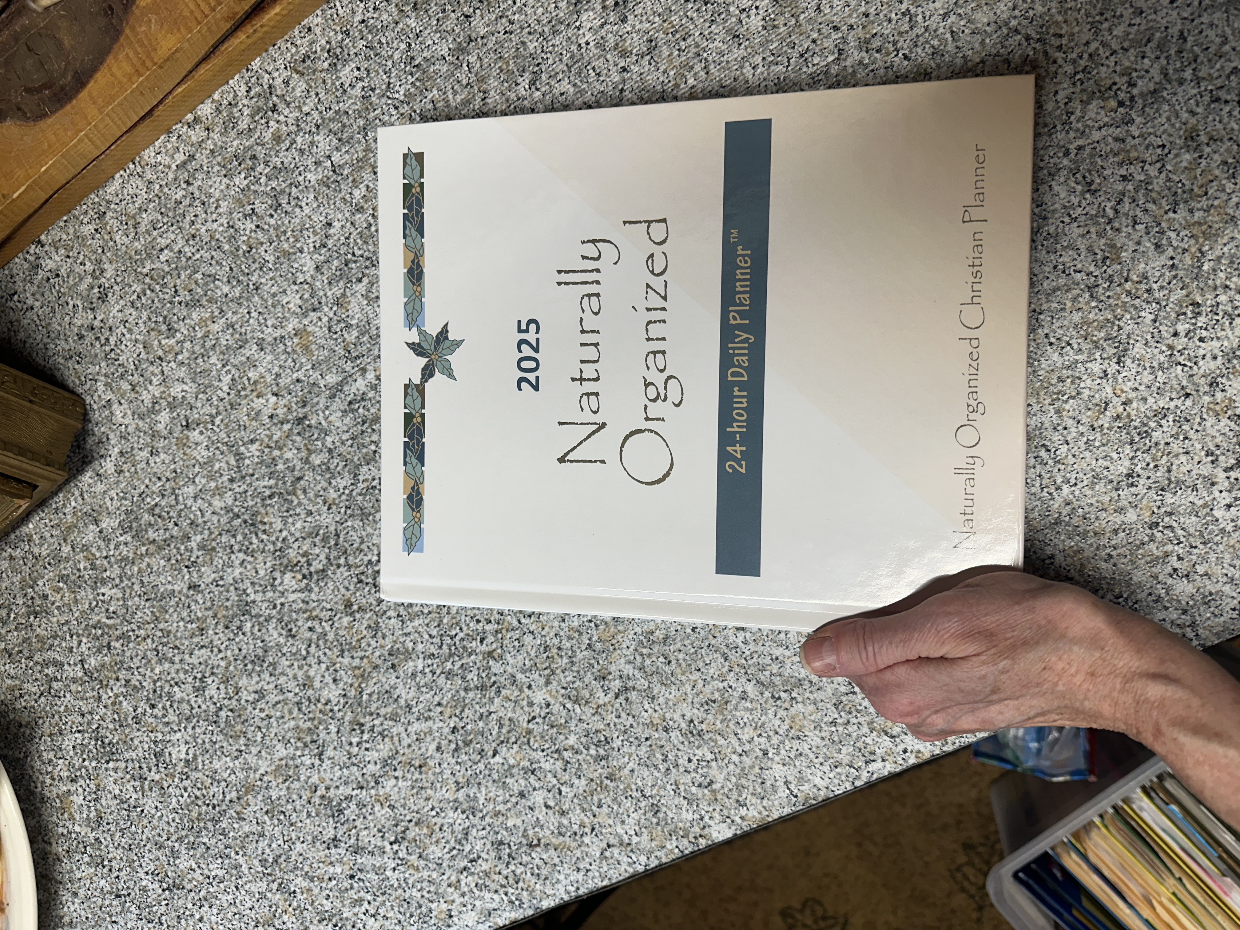 2025 daily planner, hardback, hardcover, Christian planner, 2025 planner, 24-hour daily planner, day a page planner, MTG Christian Gifts