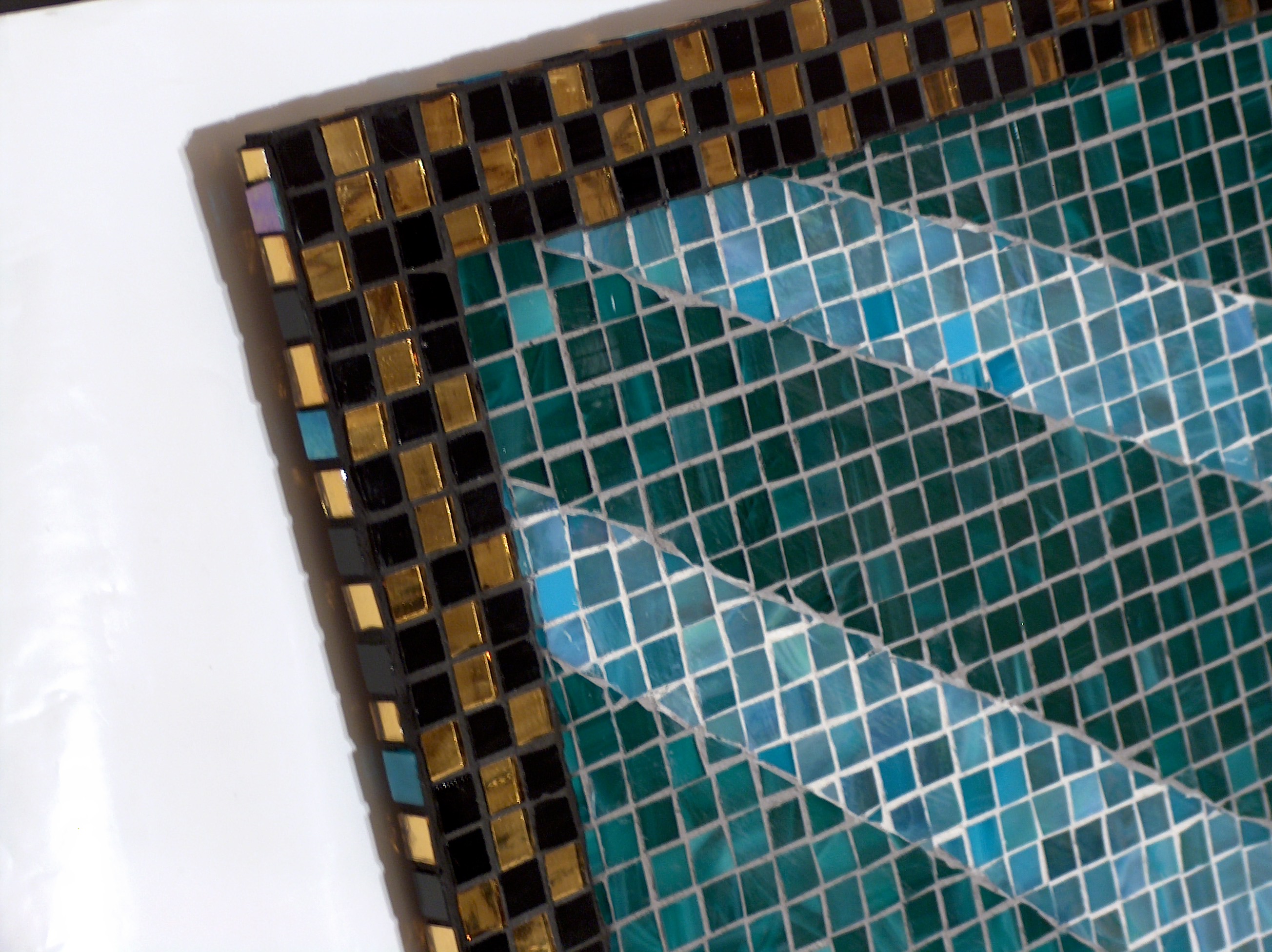 Moonlit Dance Mosaic Wall Hanging, large beautiful wall decor, original mosaic art, unique home decor, pretty wall art, conversation piece