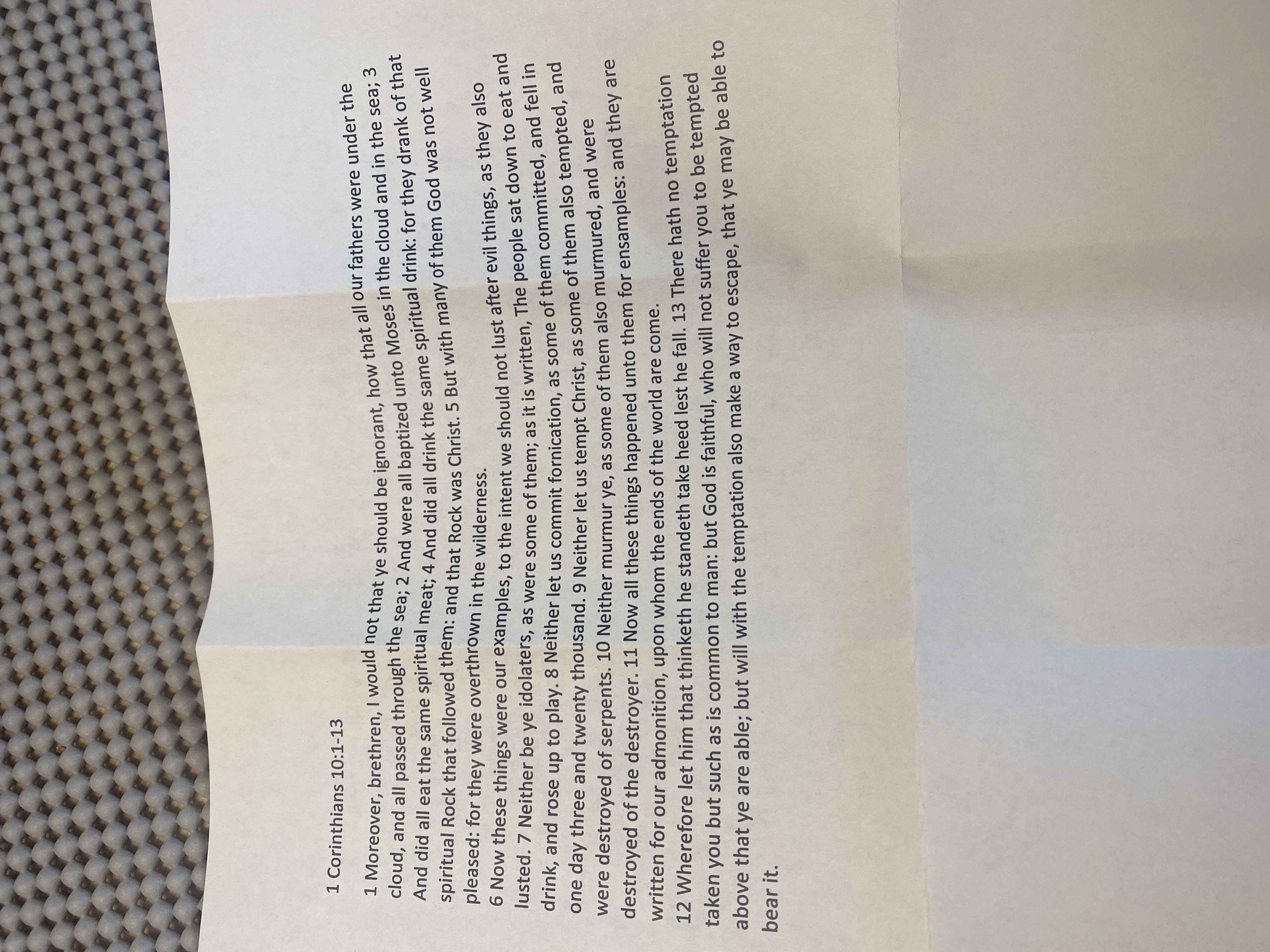 ESCAPE Christian Keychain 1 Corinthians with key ring great gift for an friend, Christian accessory