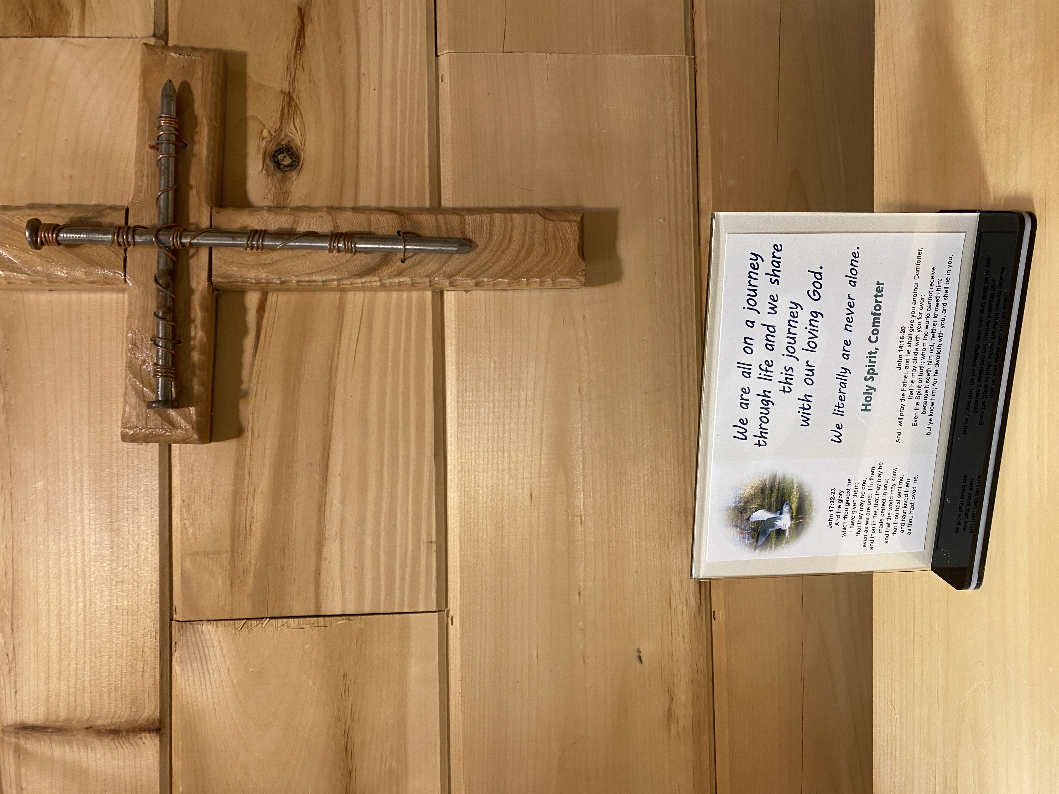 Feel Joy! Have Great Hope!Christian Plaque, Desk Sign, Inspirational Words, KJV Scripture, Motivational