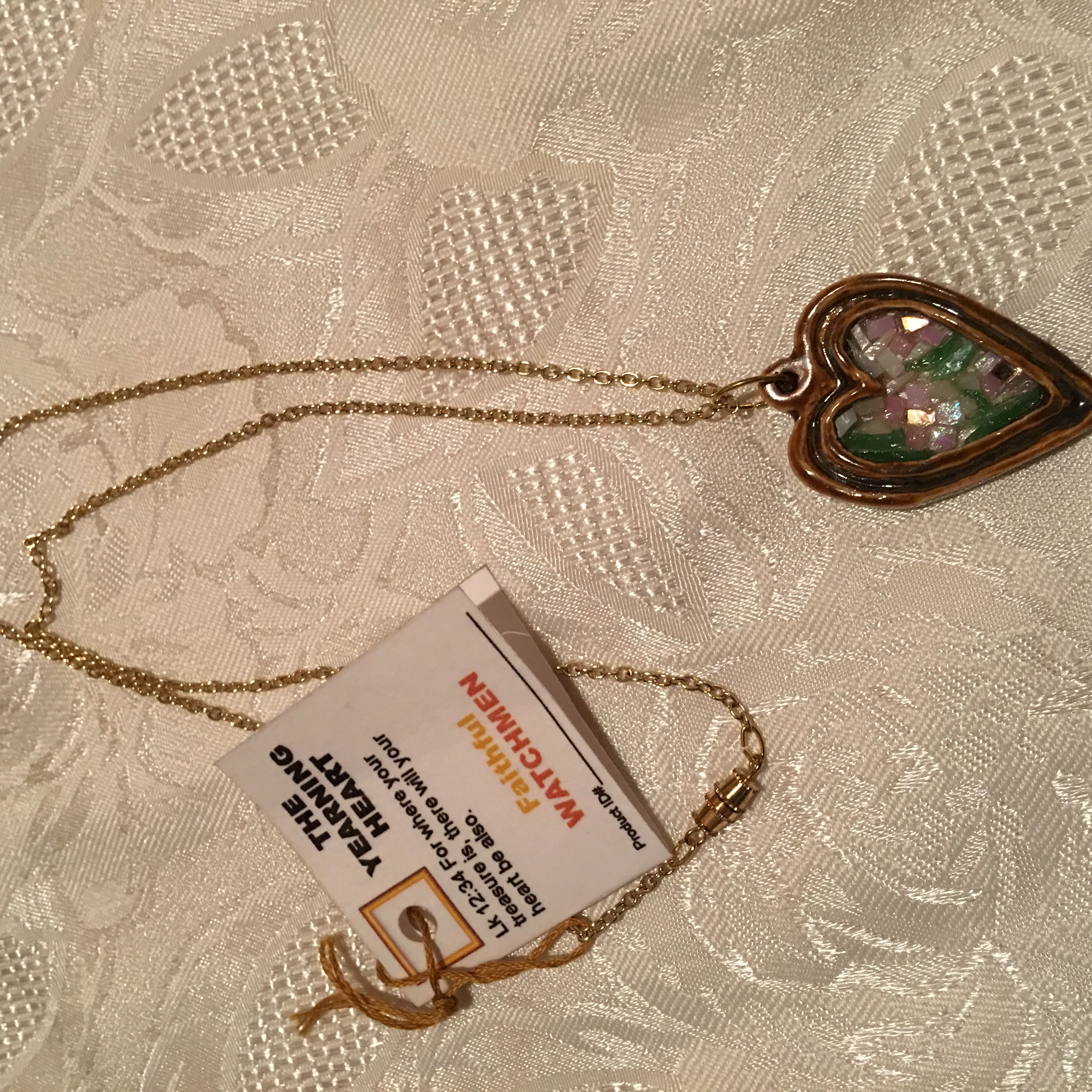 Cherry Blossom Sachets and Necklace GIFT SET, 3 drawer sachets, porcelain and mosaic necklace, gift for mom, birthday gift, gift for wife