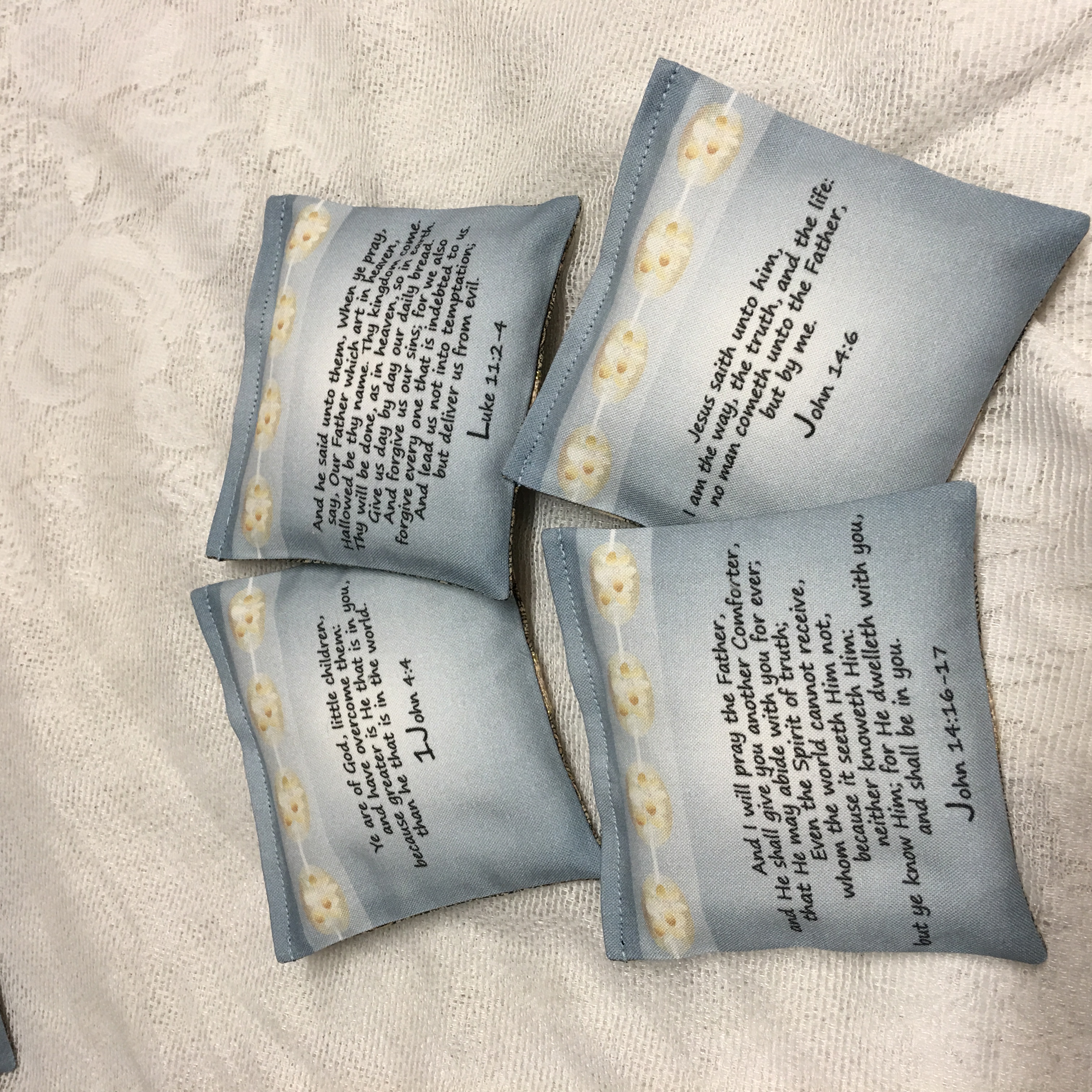 8 GROOMSMEN GIFTS, Christian Wedding Favor Sachets, Waterfall fragrance oil, drawer sachets