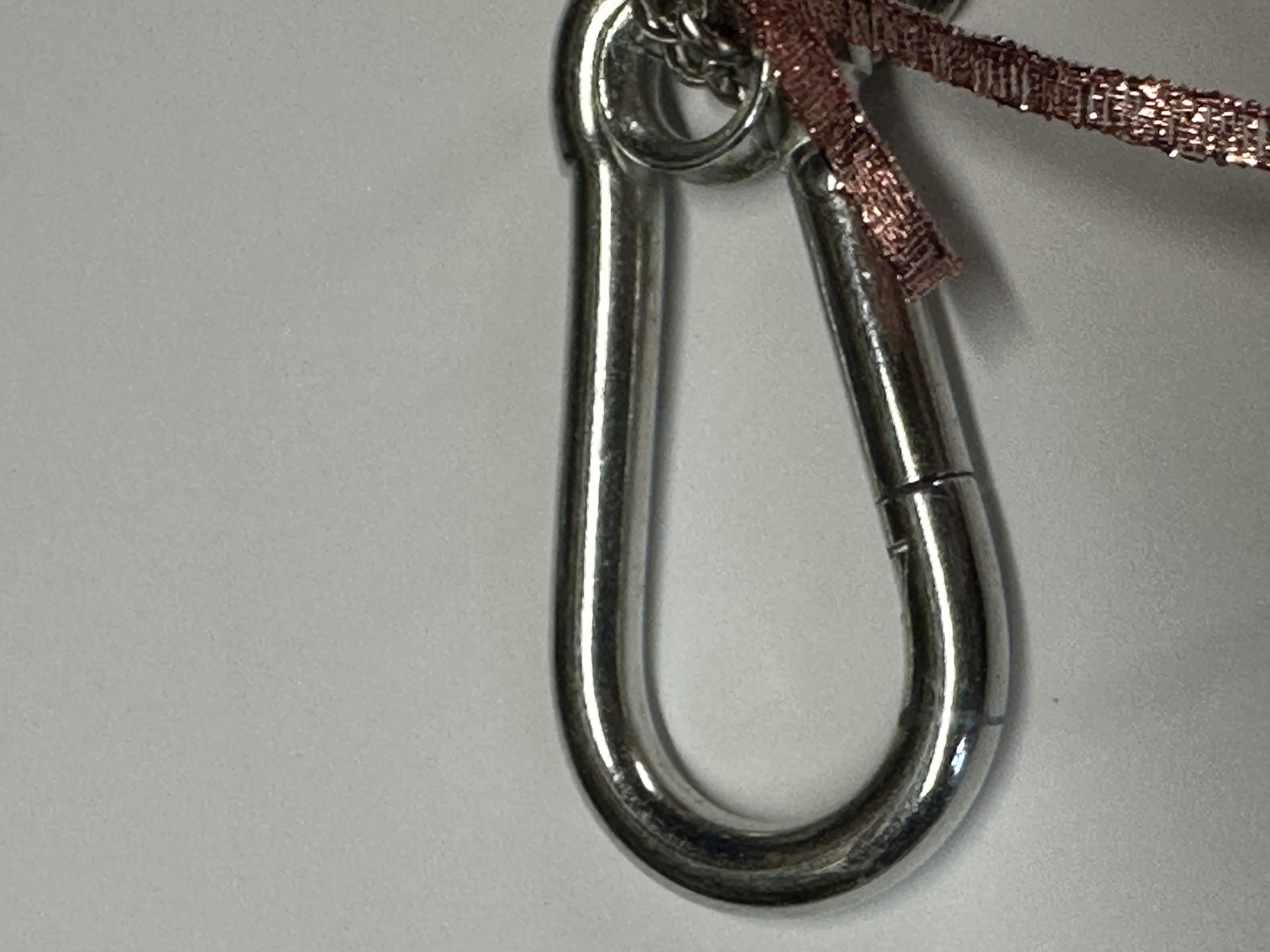 Never Lose Your Keys! Silver Sparkle! Purse Chain, Handbag Chain, Christian Keychain, Christian Gift for a Friend, 12" Chain Clips to Purse