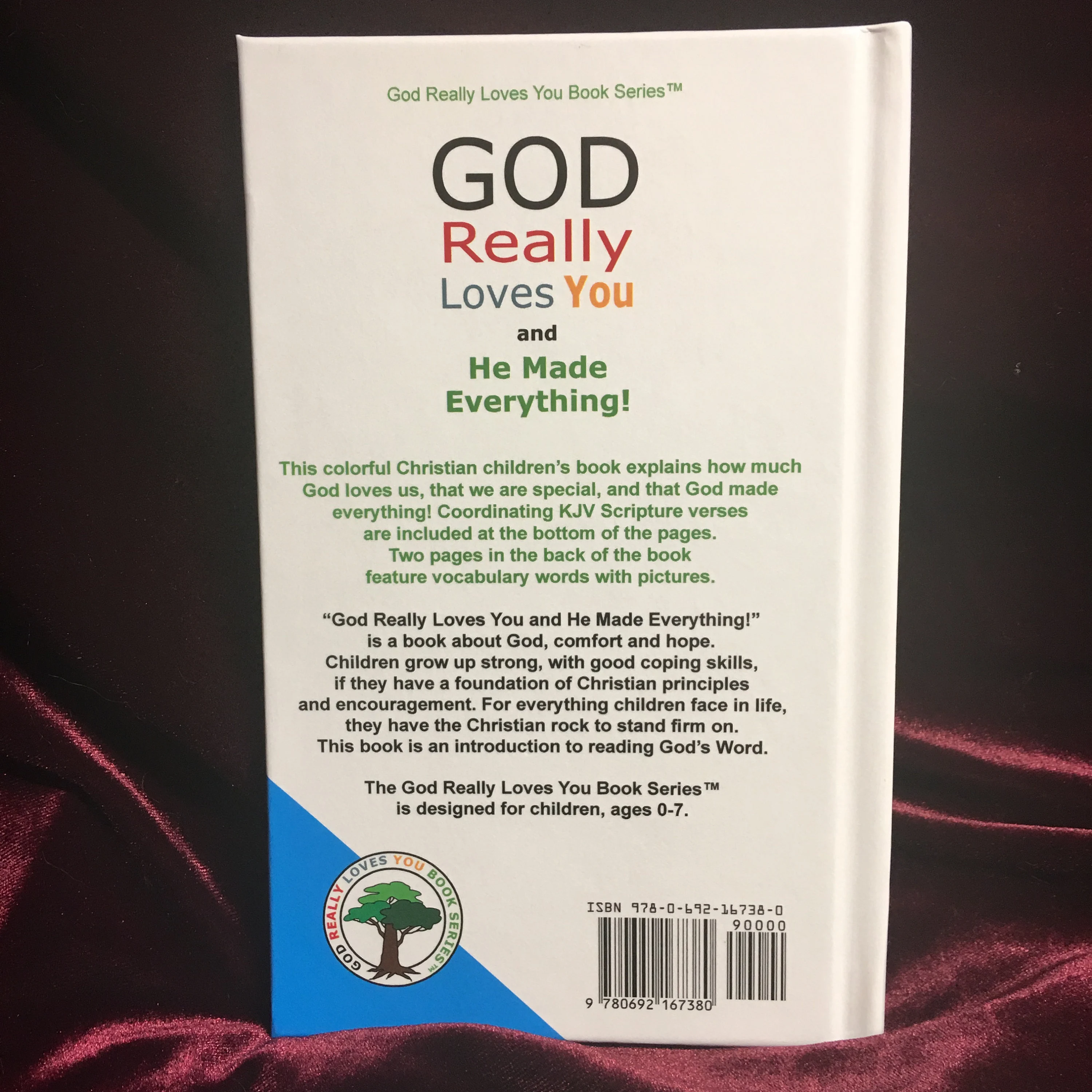 Book #1 God Really Loves You and He Made Everything! Colorful Christian Children's Book, Learn about God and His Love! Includes Scripture!