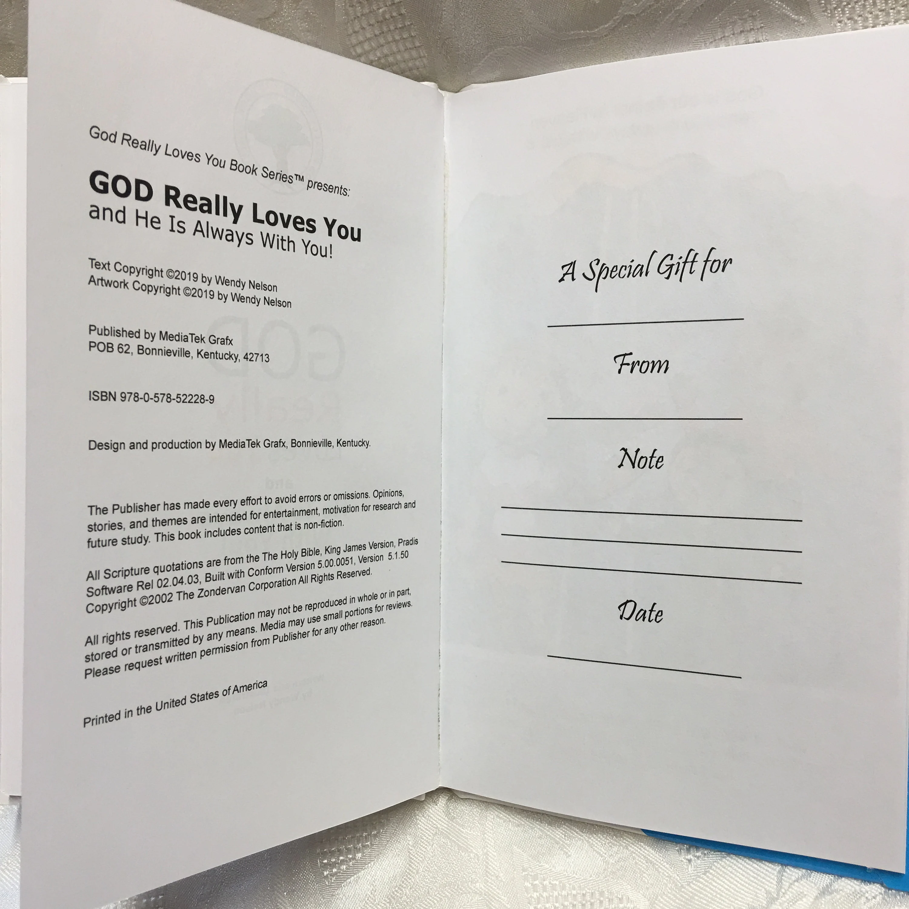 BOOK #2 God Really Loves You and He Is Always With You! Colorful Christian Children's Book, special book about God and His Love!