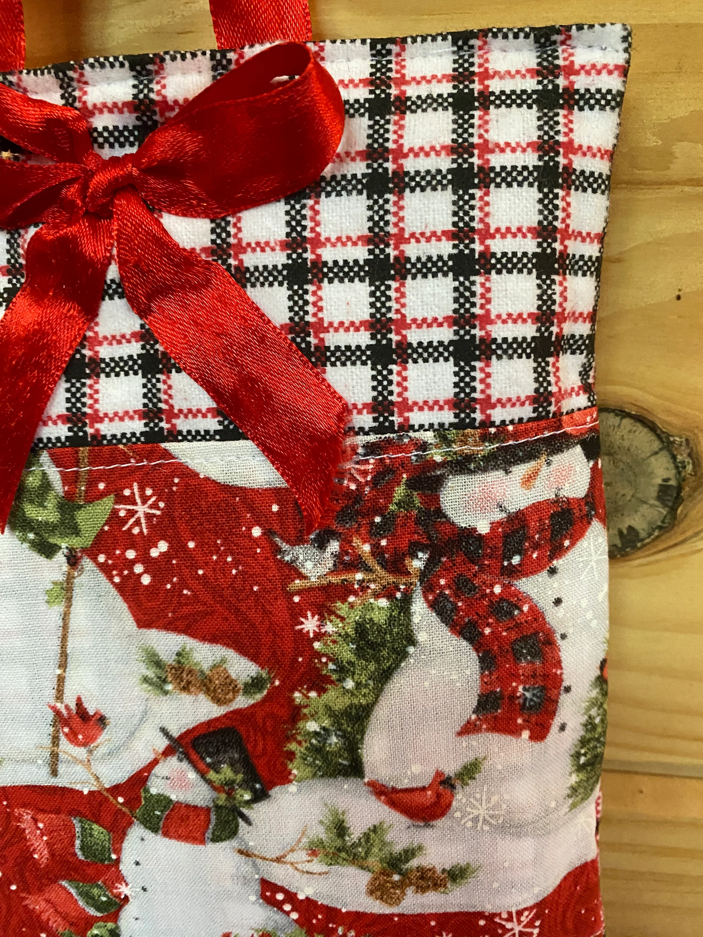 SNOWMAN Hanging Sachet Wall Decor, door handle or closet hanging sachet, Amish Quilt fragrance room scent, 6-1/4" wide by 7-1/4” tall