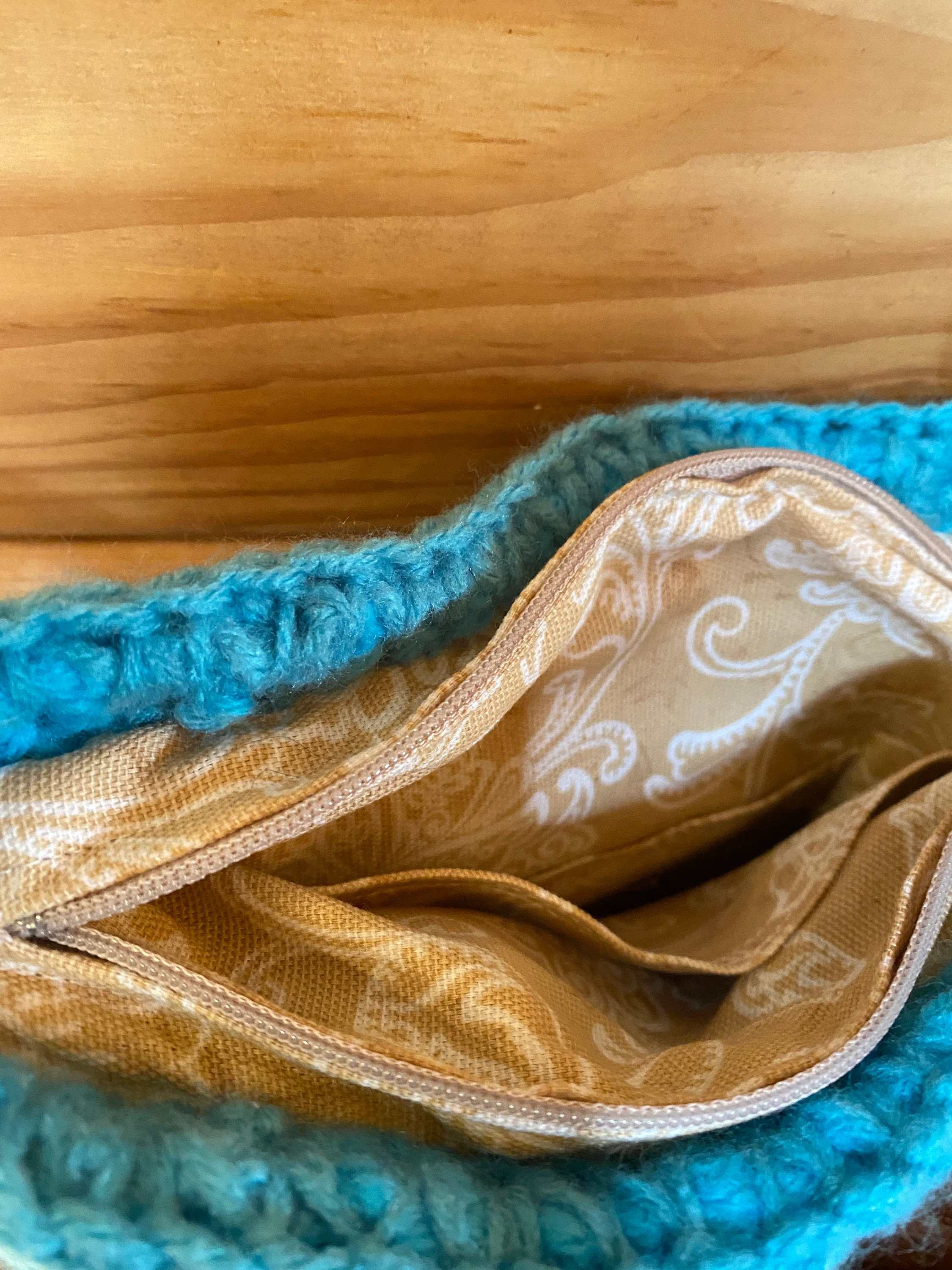 handmade crocheted purse, lined handbag, Christian Proverbs 3:5 Keychain Trust in the Lord