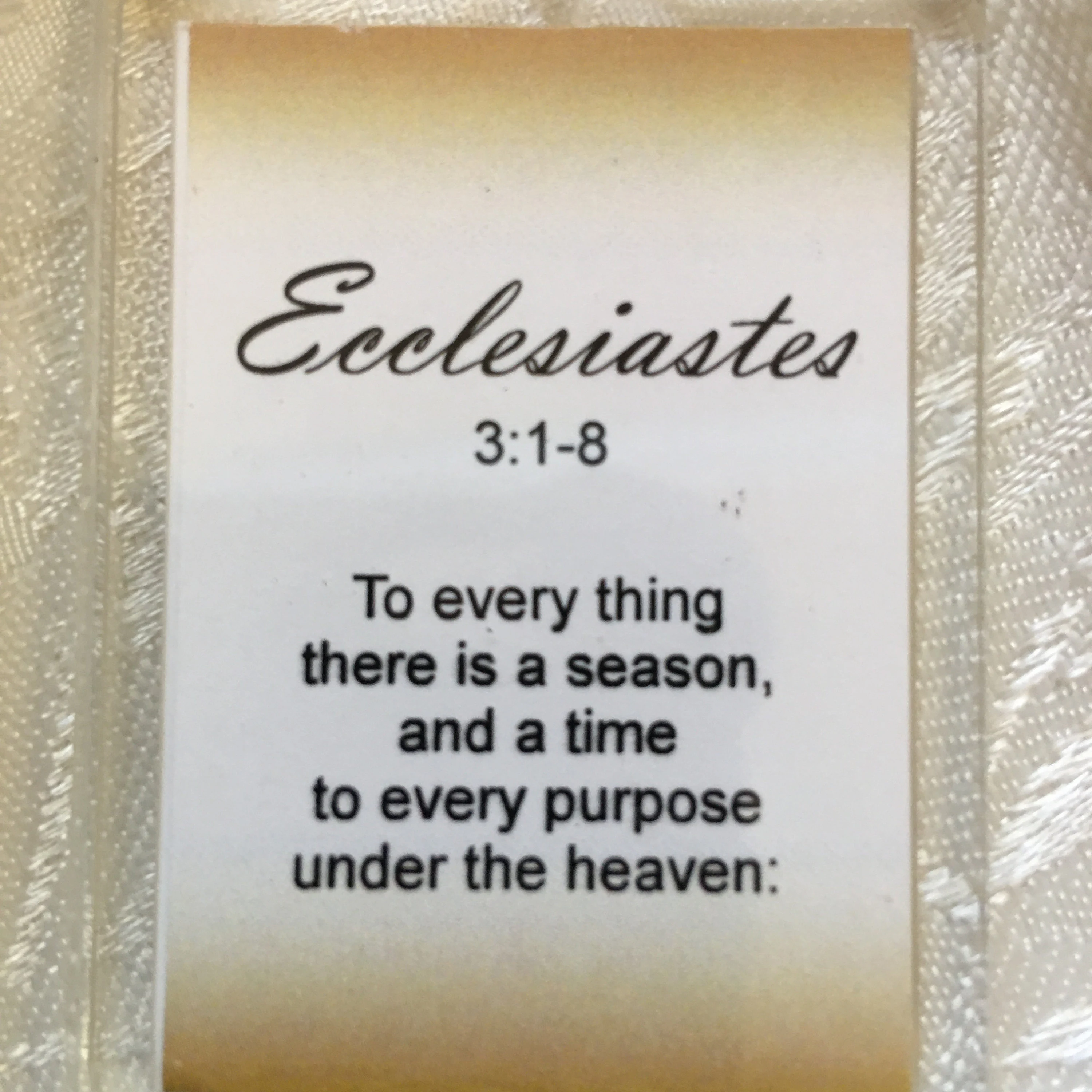 Watchmen Upon the Wall Christian Keychain Ecclesiastes 3:1-8 with key ring great gift for Christmas gift for friend