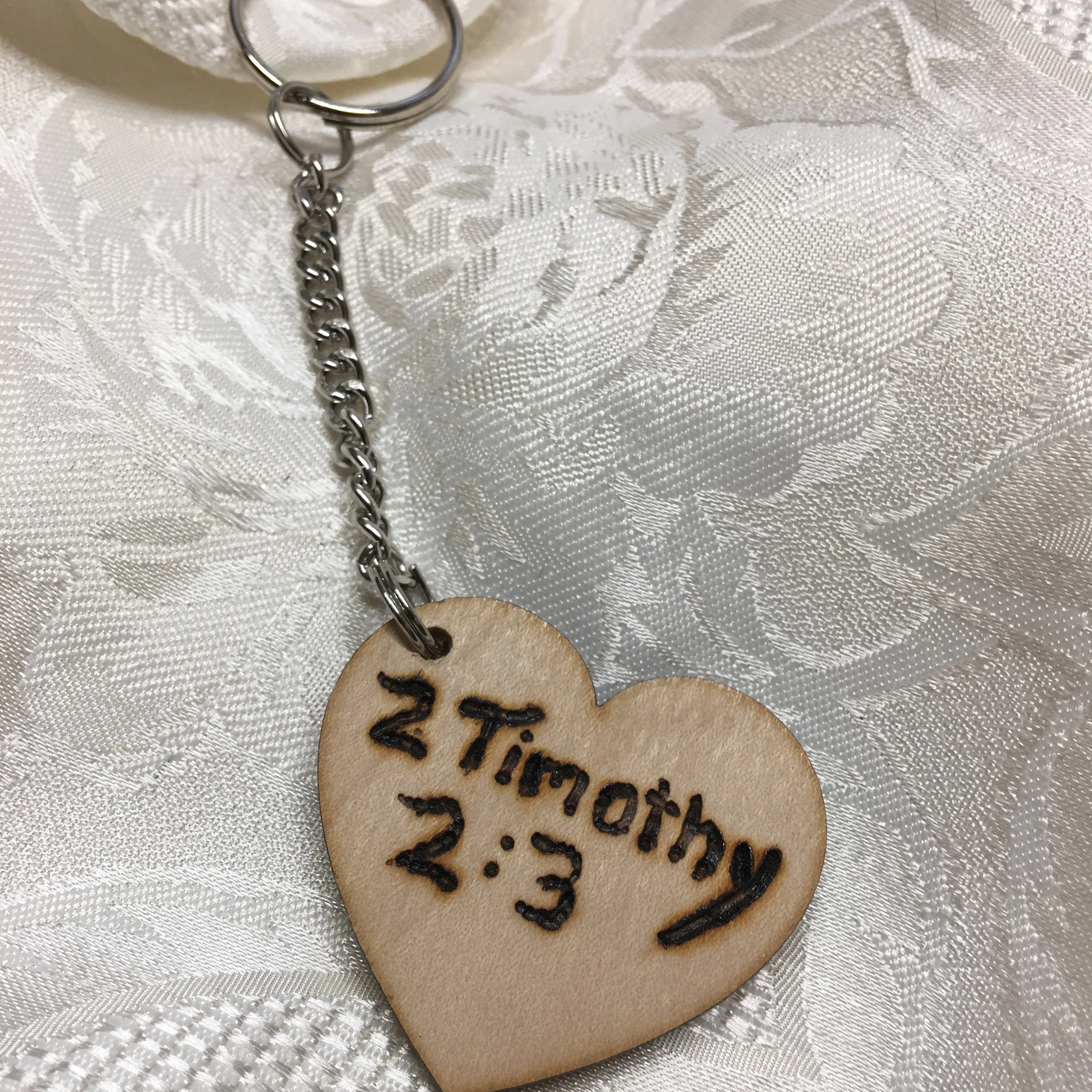 A Good Soldier of Jesus Christ Christian Keychain, great gift for Christmas, gift for friend, 2 Timothy 2:3 Scripture