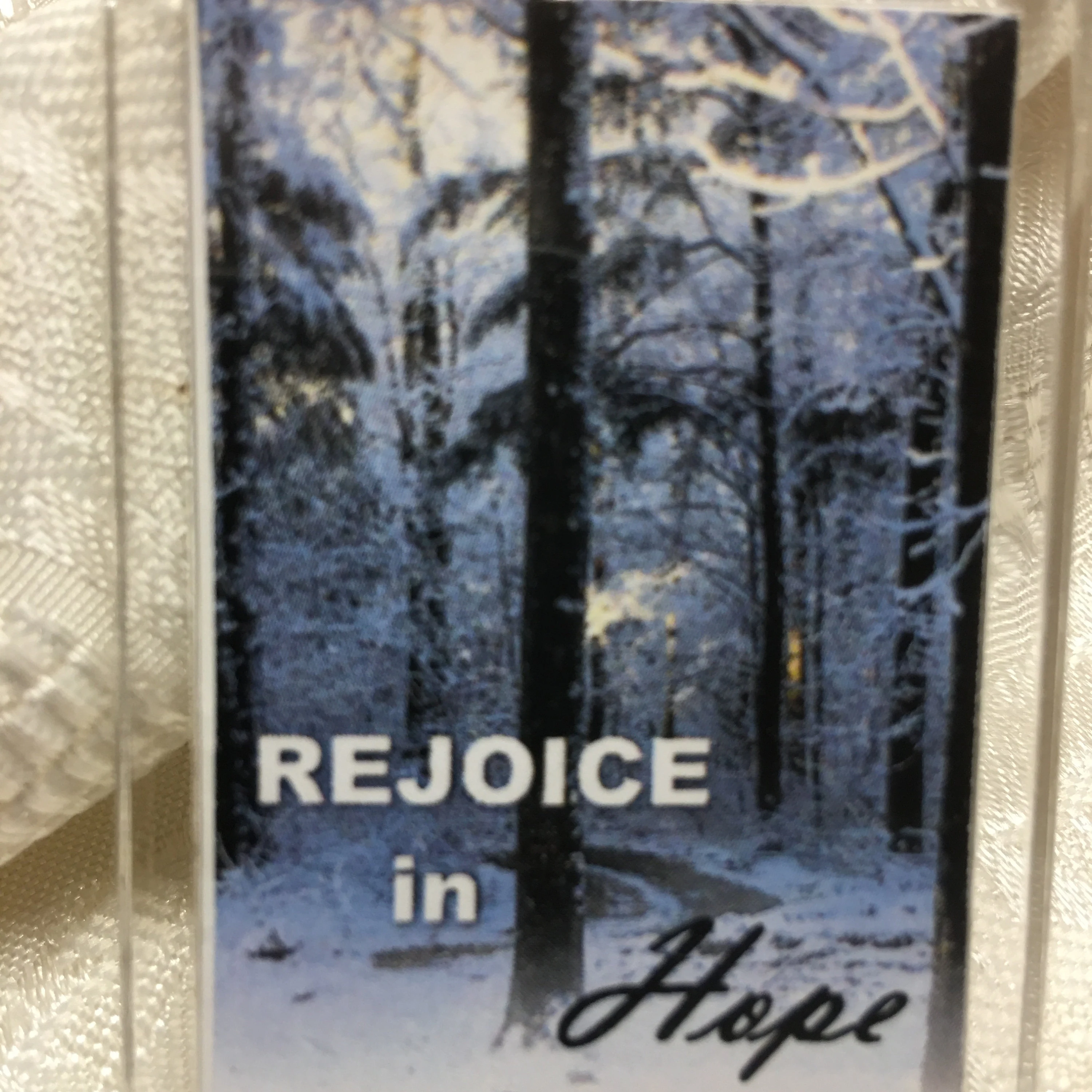 REJOICE in Hope Christian Keychain Romans 12:9-13 with key ring great gift for Christmas gift for friend, Christian Accessory
