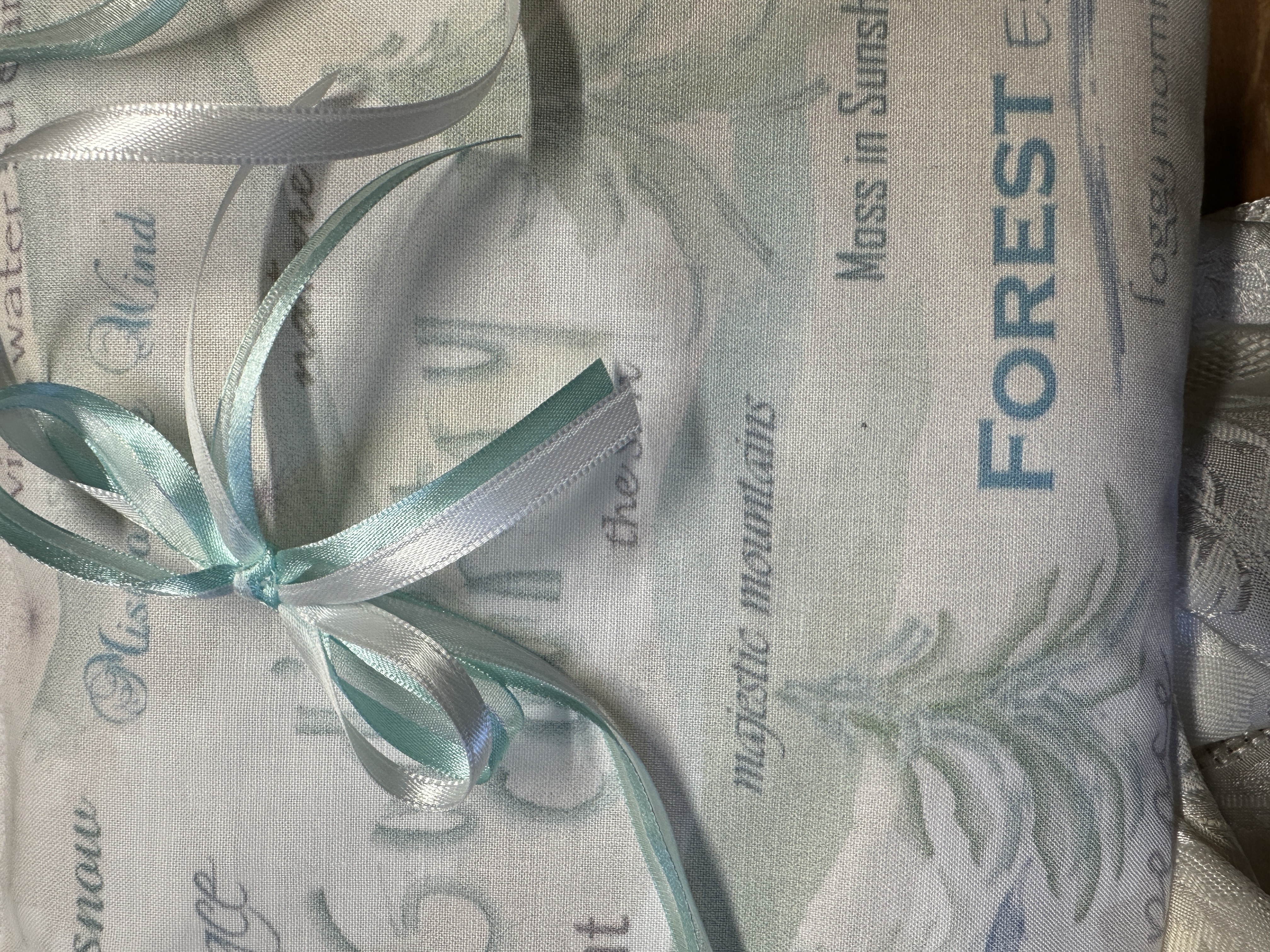 God's Country, Christian FOREST ESCAPE nature, with Apple Cinnamon fragrance, Sachet Wall Hanging, hanging sachet, wall decor