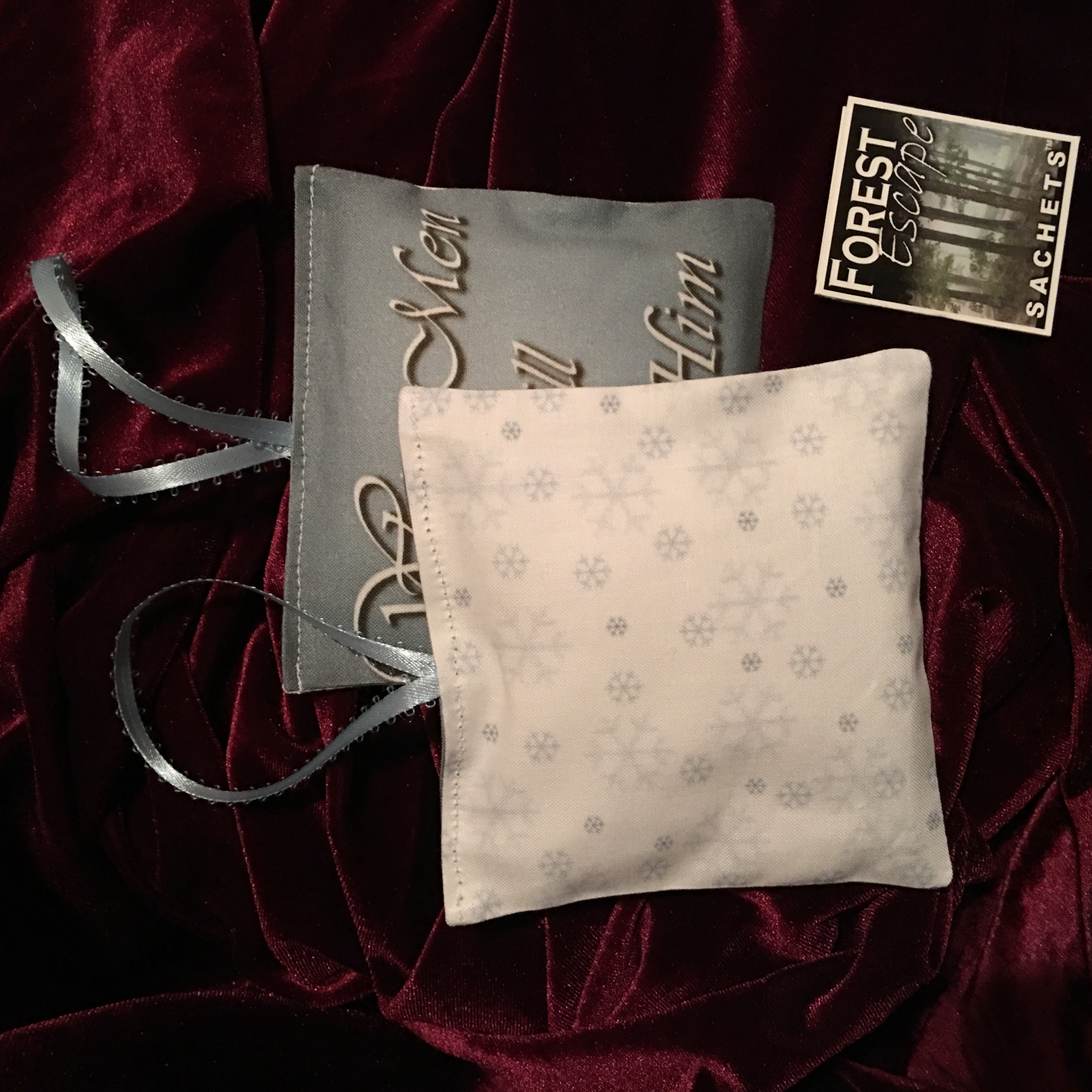 Windsong Balsam Pine WISE MEN sachets, 2 Christian armoire sachets