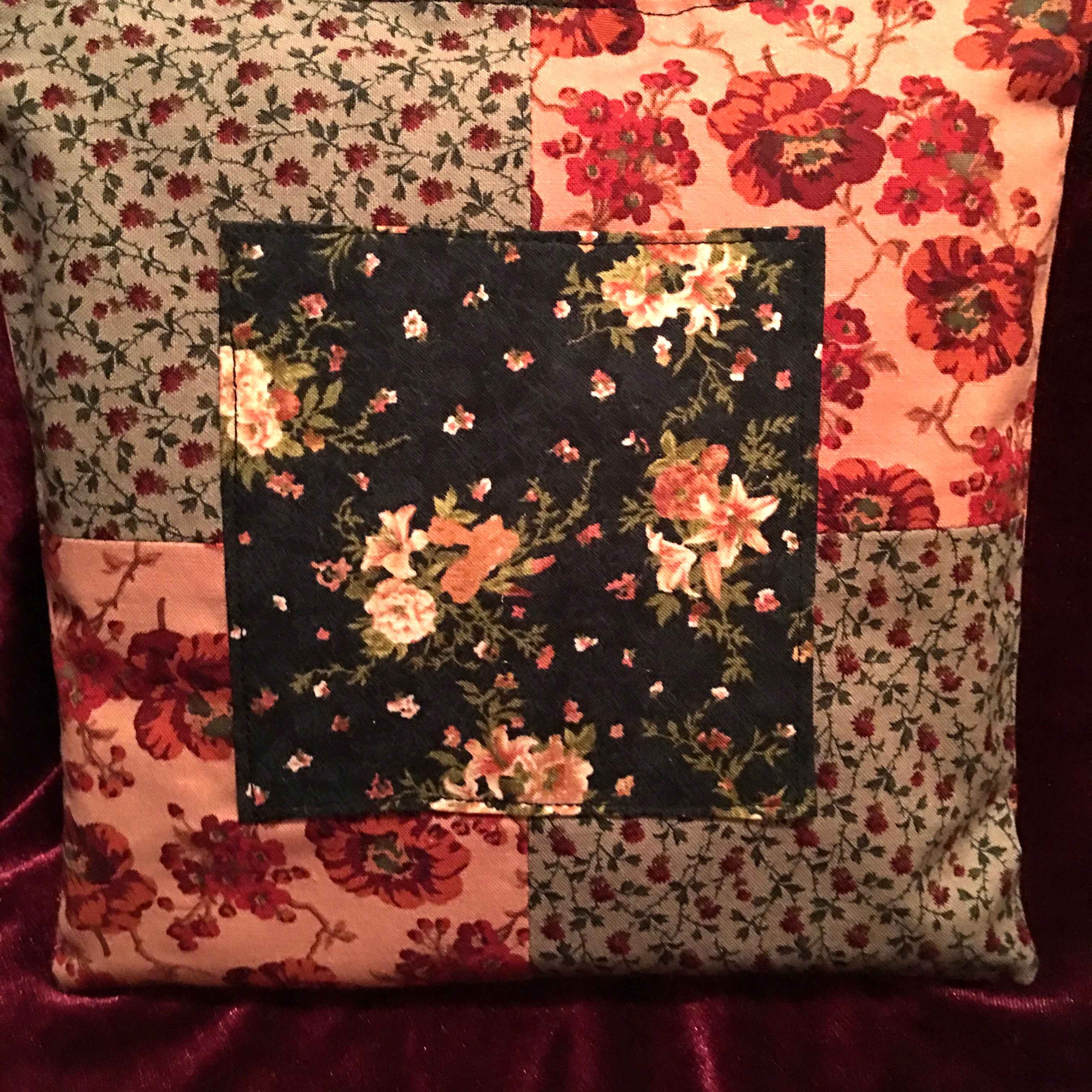 Lilac and Lilies 8" COUNTRY GIRL Sachet Wall Hanging, hanging sachet for wall or door knob