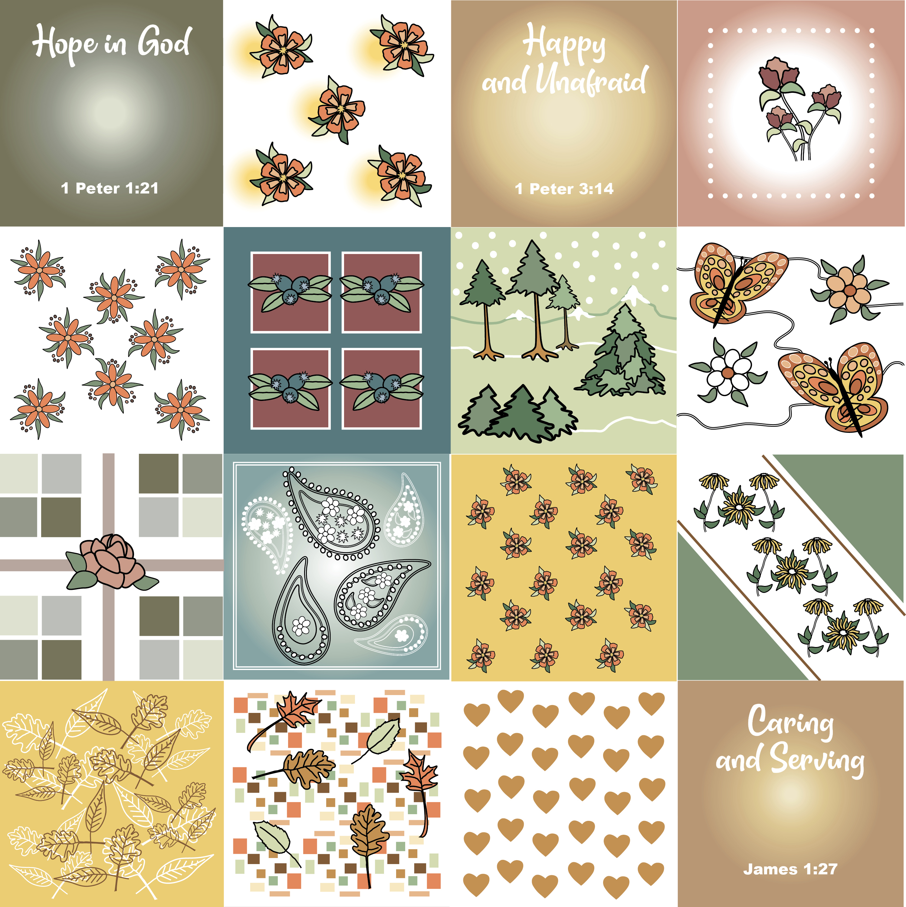 Christian Scripture Quilt Fabric 42" wide, Christian Scripture - cheater quilt - make a pillow or quilt or wall hangings