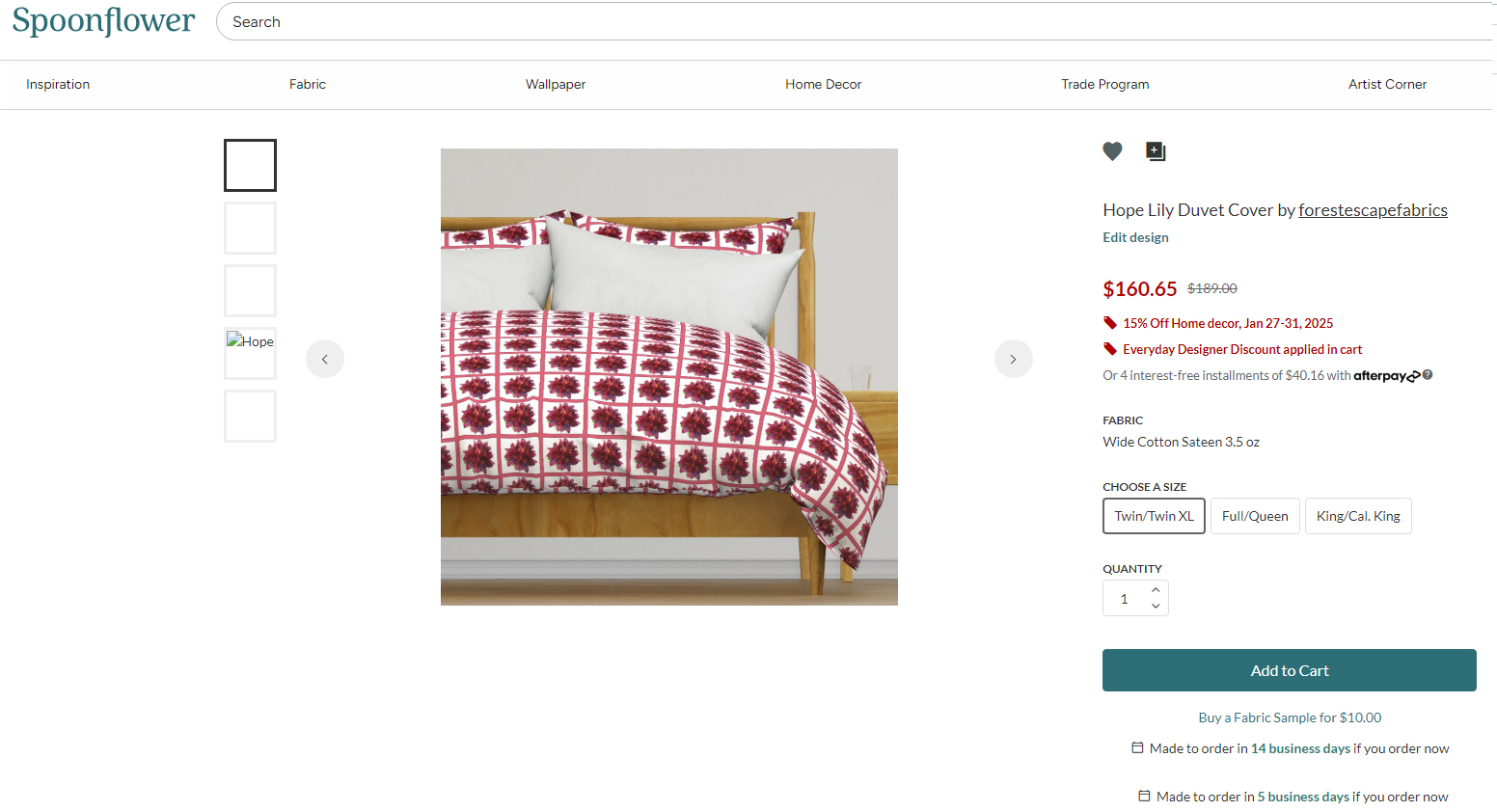 Asiatic Lily Faith Hope Fabric Collection by the yard or fat quarter, make a pillow, quilt or wall hangings