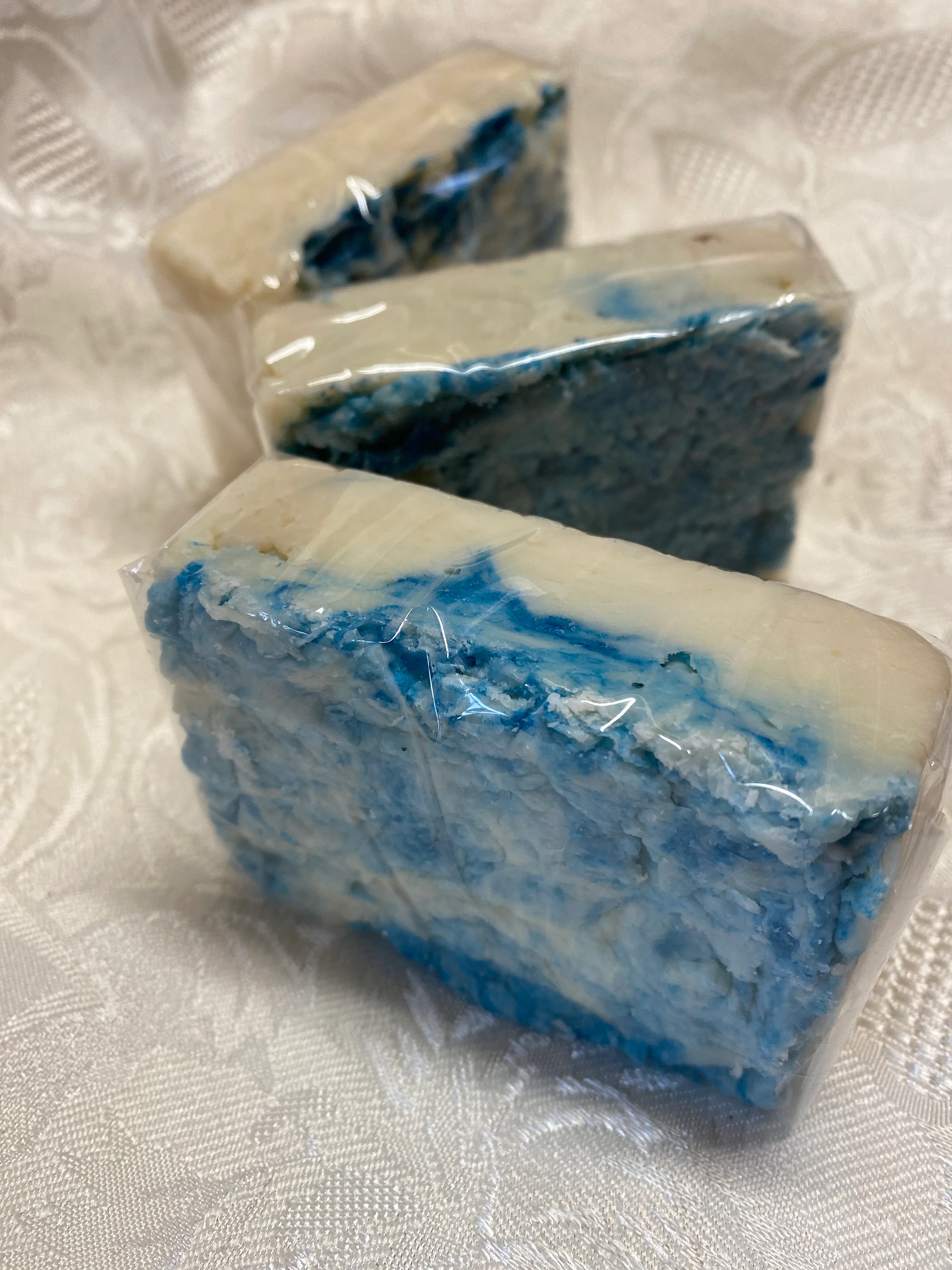 Sweet Almond, Avocado, FOREVER CHRISTMAS Peppermint Soap, hand made in small batches, sweet fragrance
