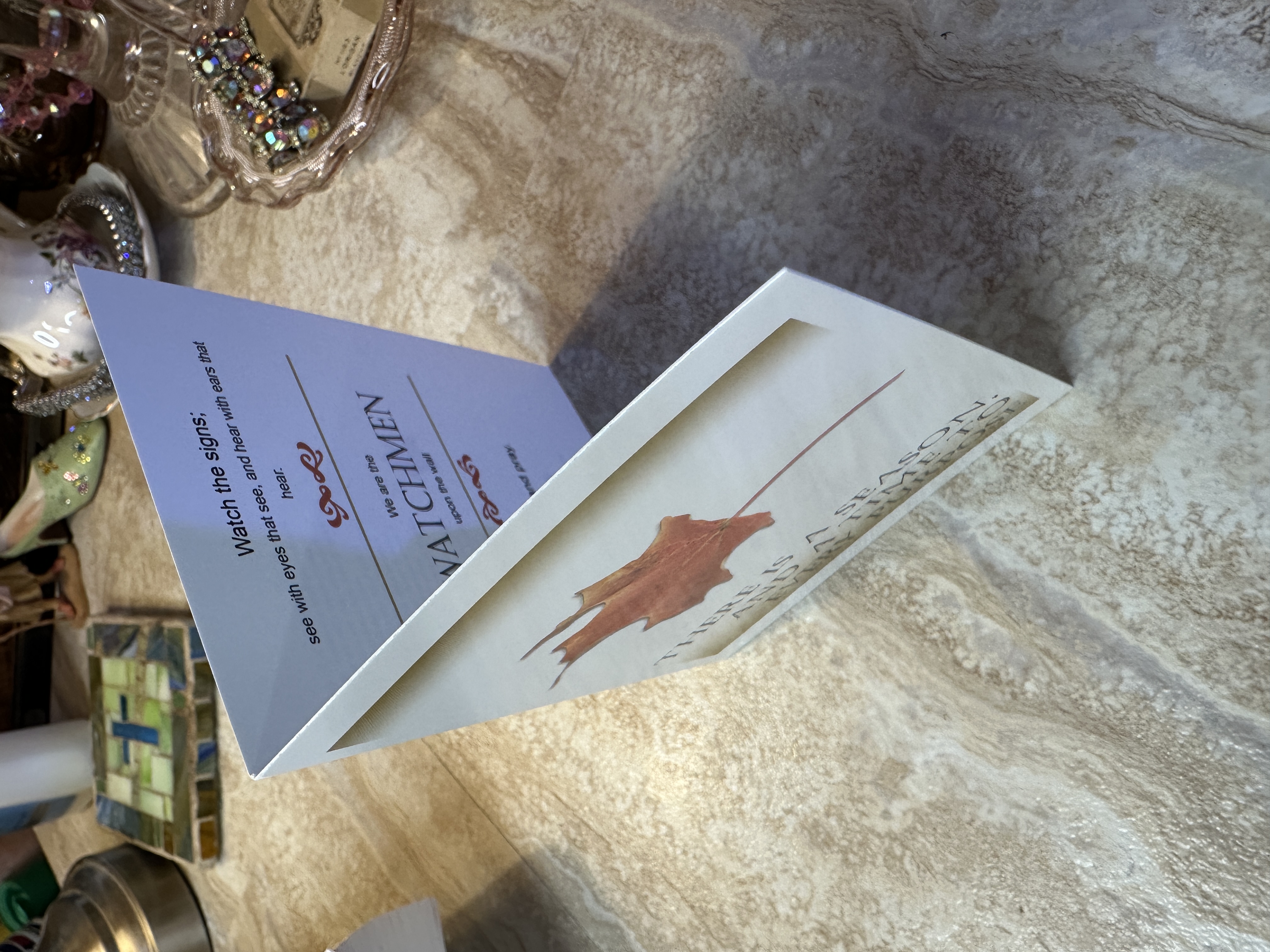 Christian Greeting Cards - set of six with envelopes, heavy glossy stock