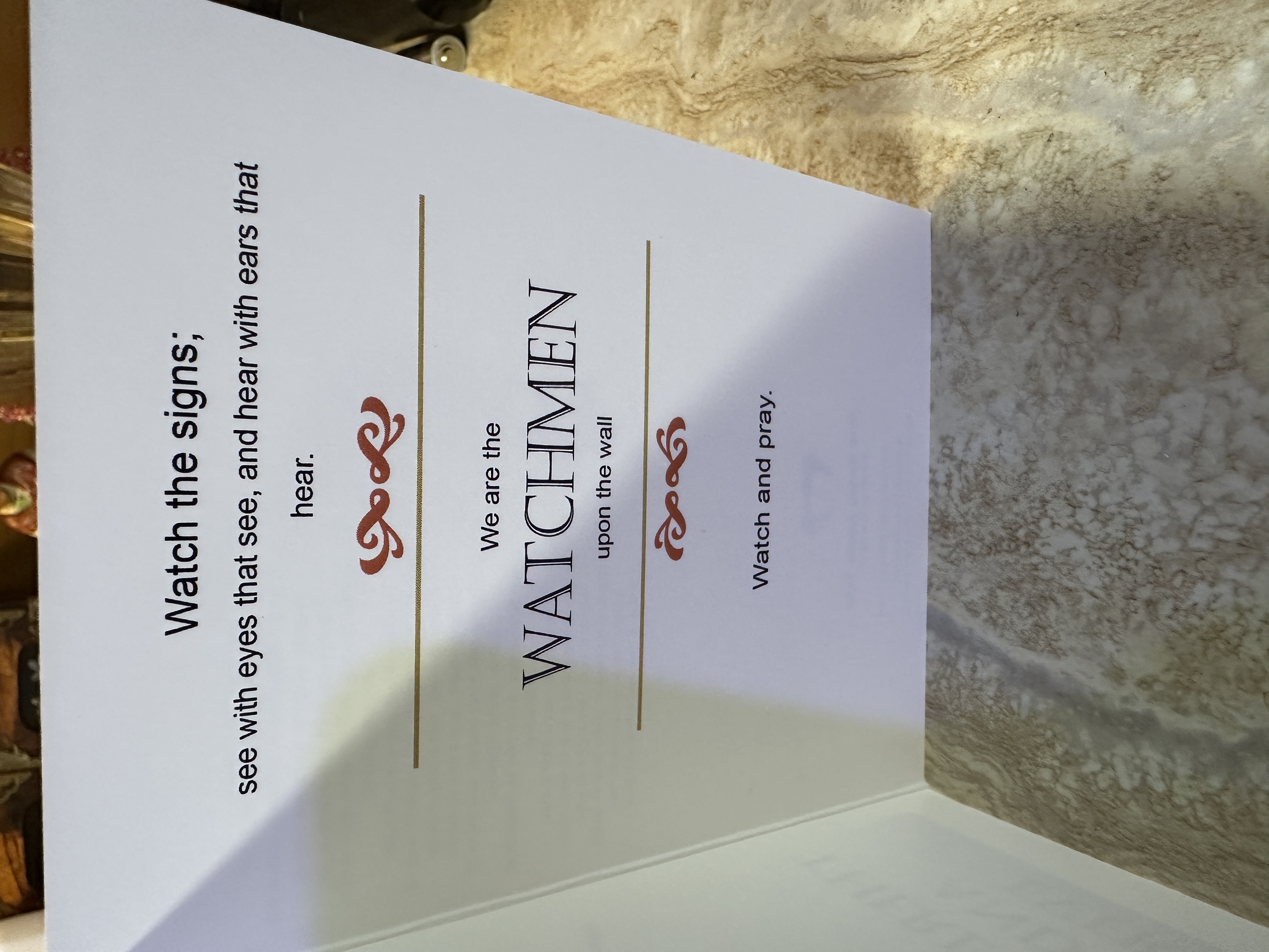 Christian Greeting Cards - set of six with envelopes, heavy glossy stock