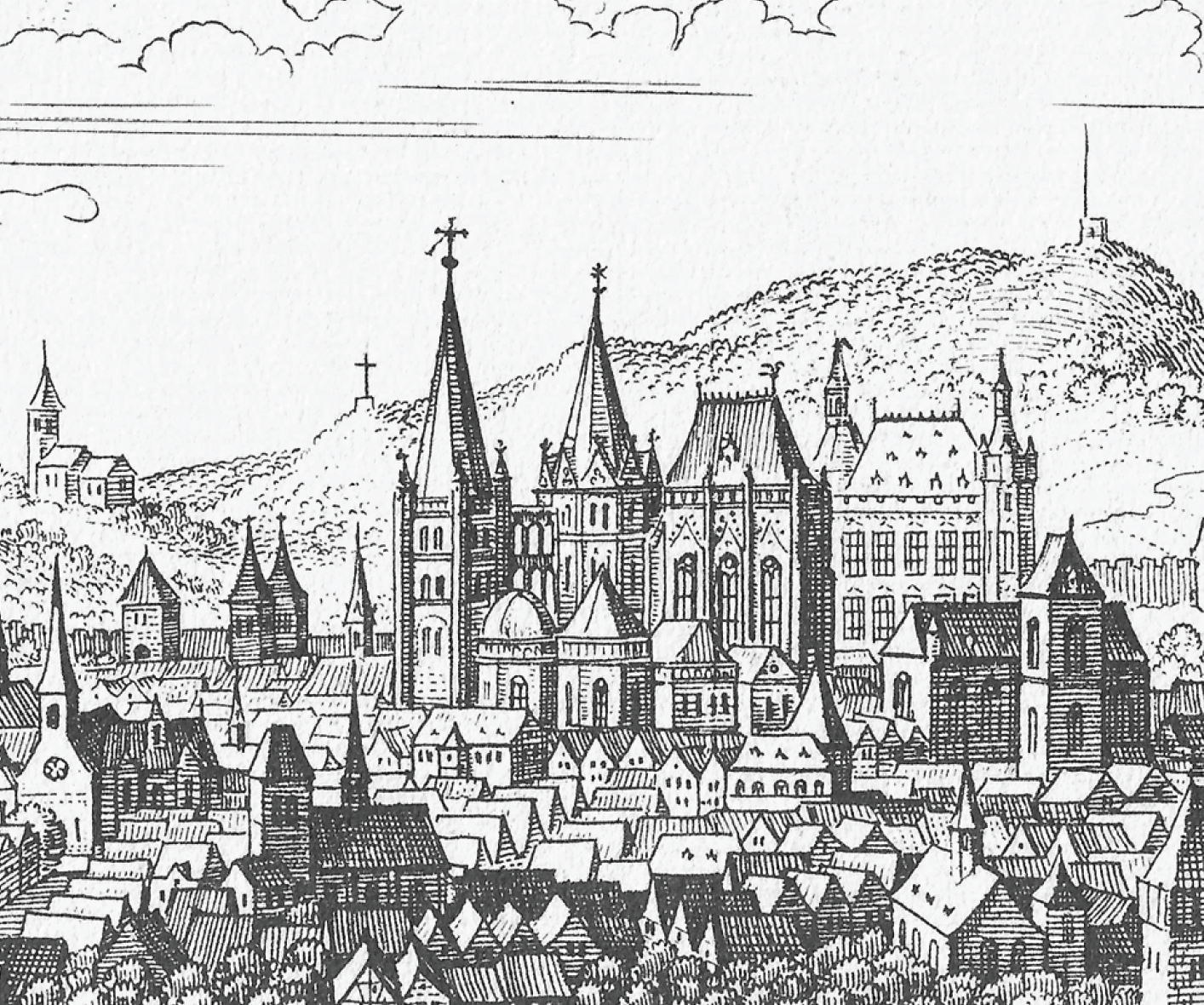 Stadtansicht Aachen 