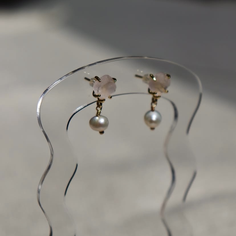 Pendentifs Quartz et Perle