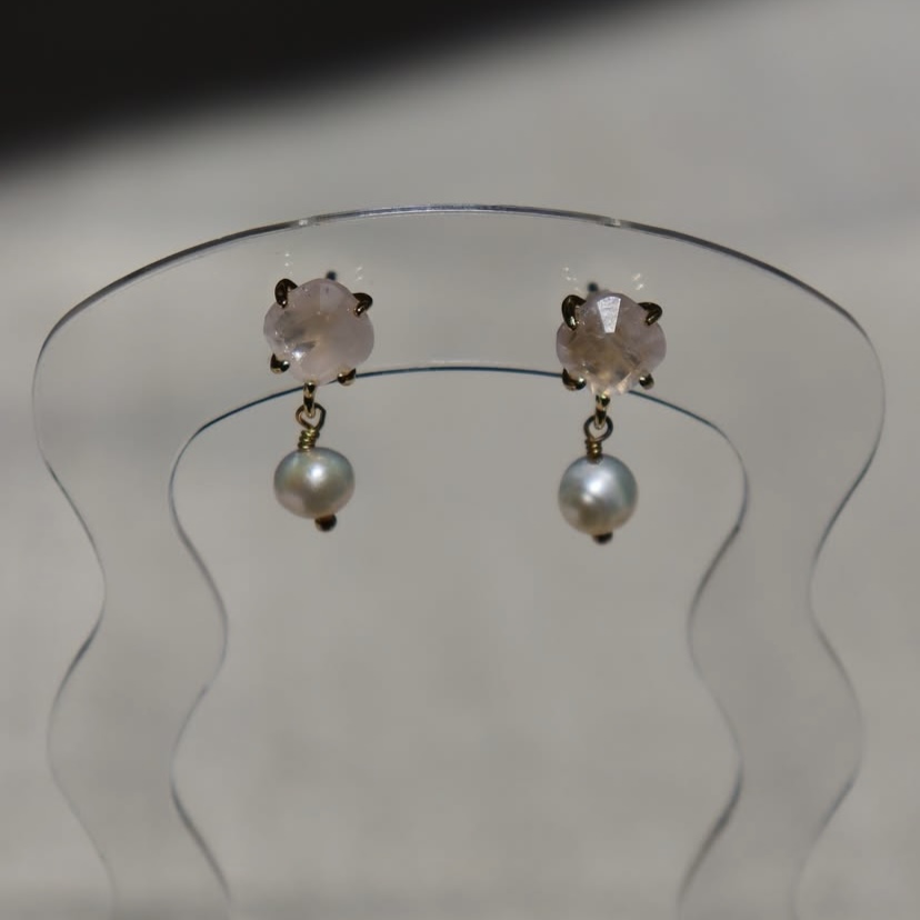 Pendentifs Quartz et Perle