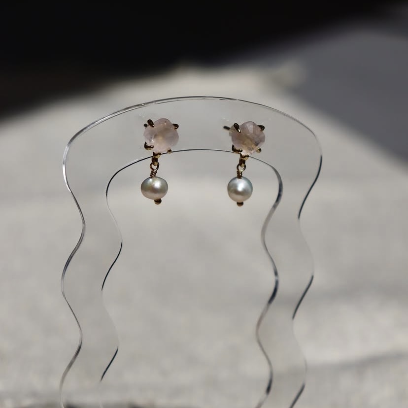 Pendentifs Quartz et Perle