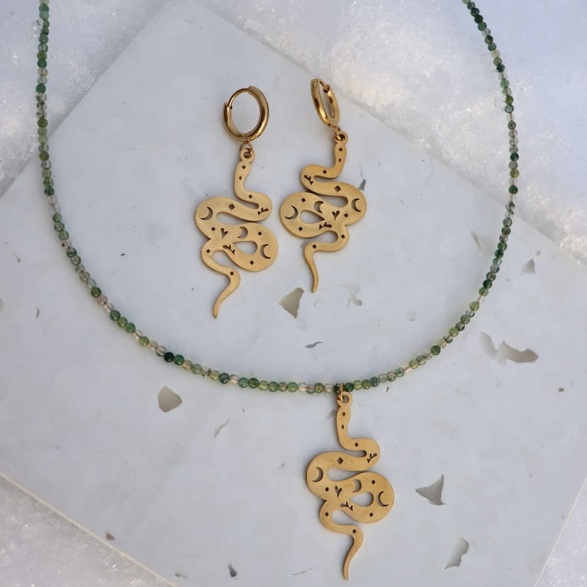 Pendentifs Serpents - doré