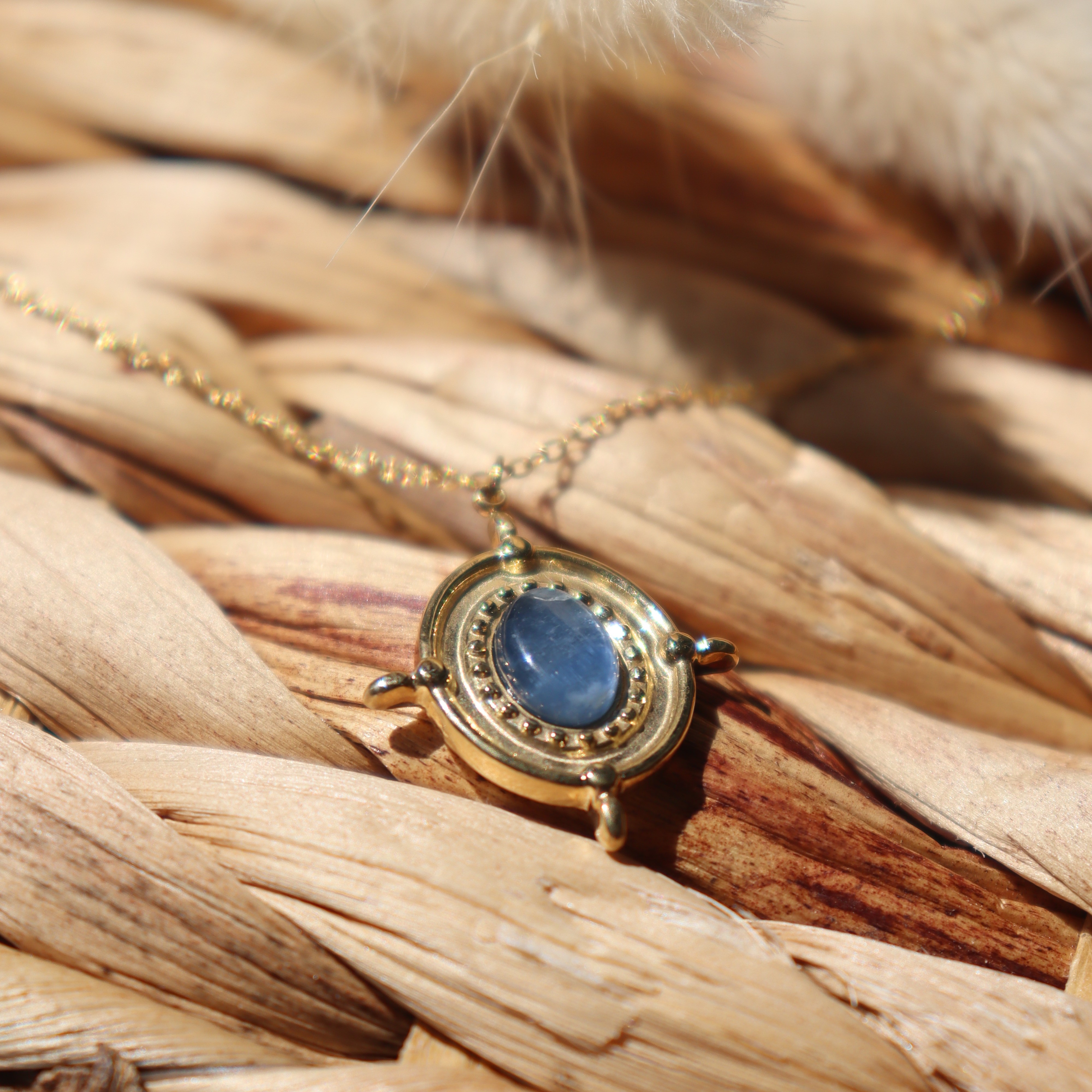 Collier "Atlas" - Cyanite