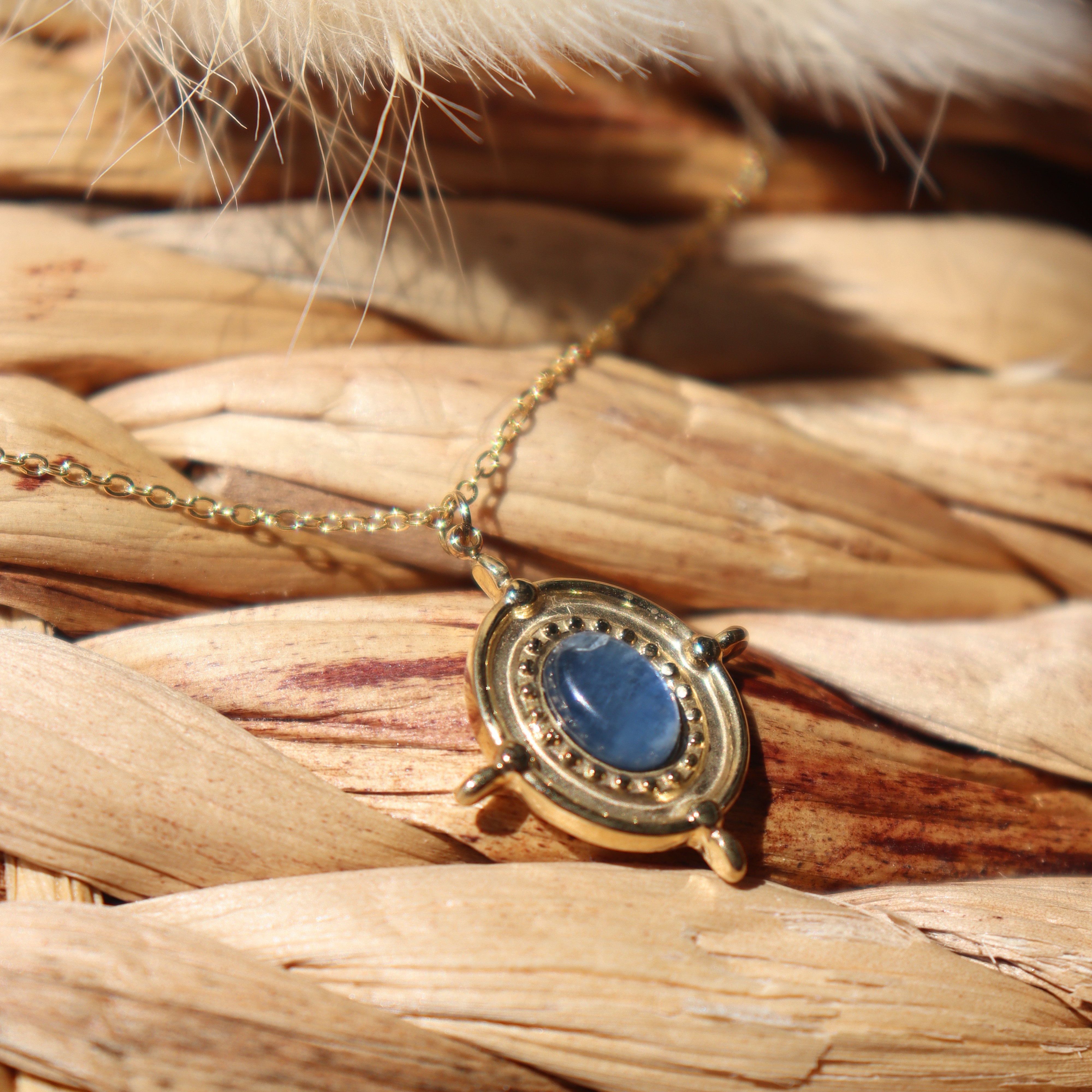 Collier "Atlas" - Cyanite