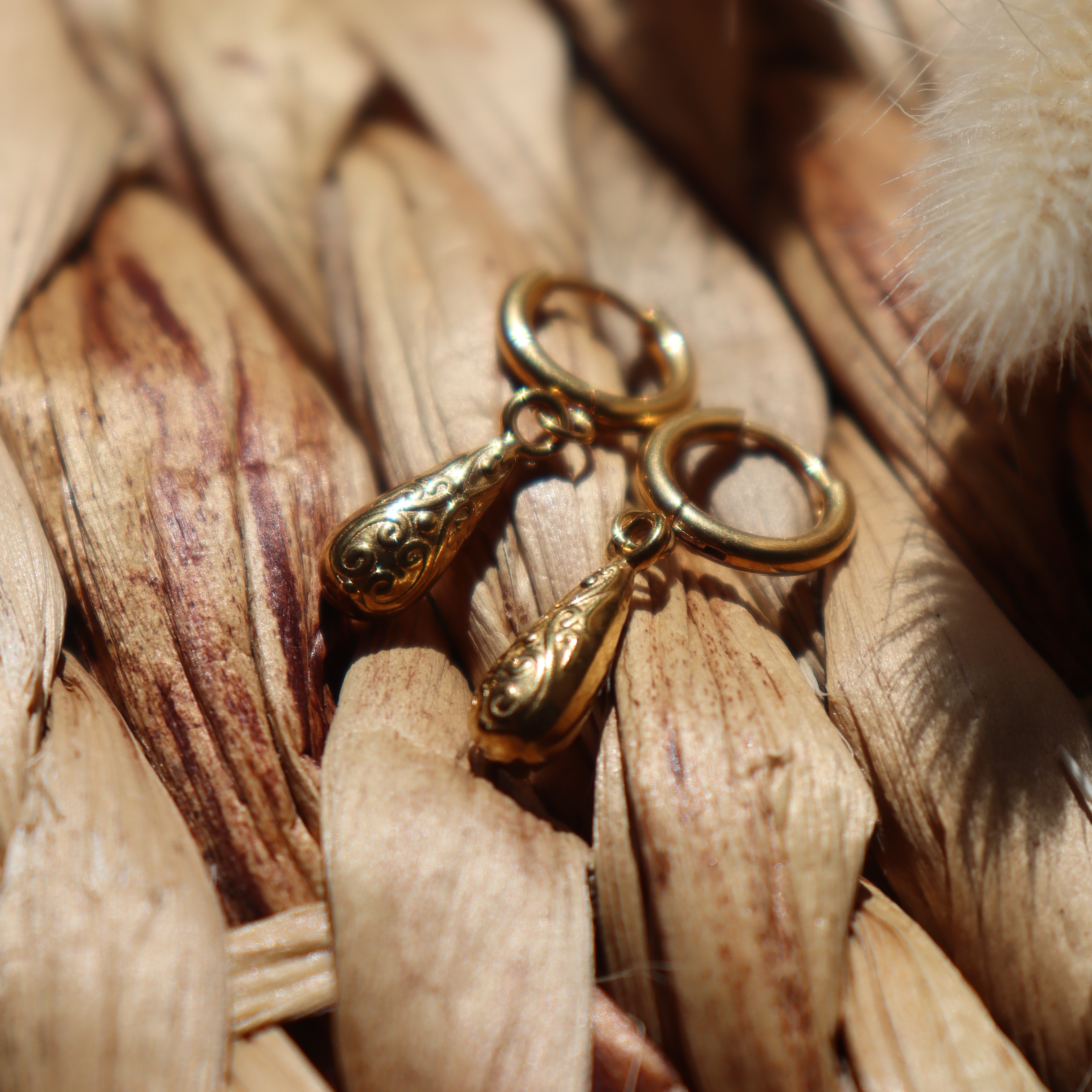 Boucles "Olympe" - doré